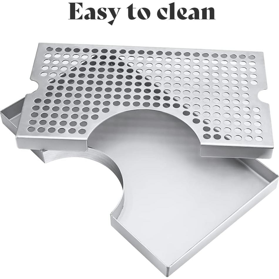 Bandeja de Goteo de Acero Inoxidable TMCRAFT 30.48x17.78cm