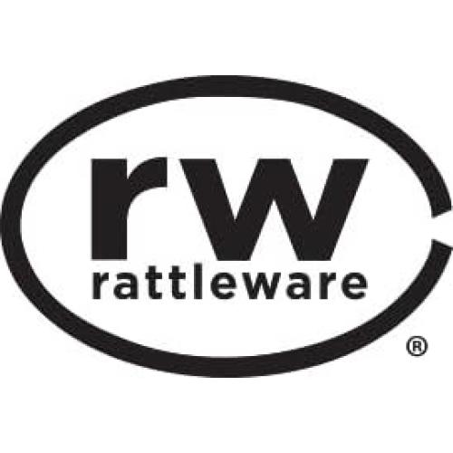 Bandeja de Goteo Octagonal Rattleware 10.16 cm Plástico Negro