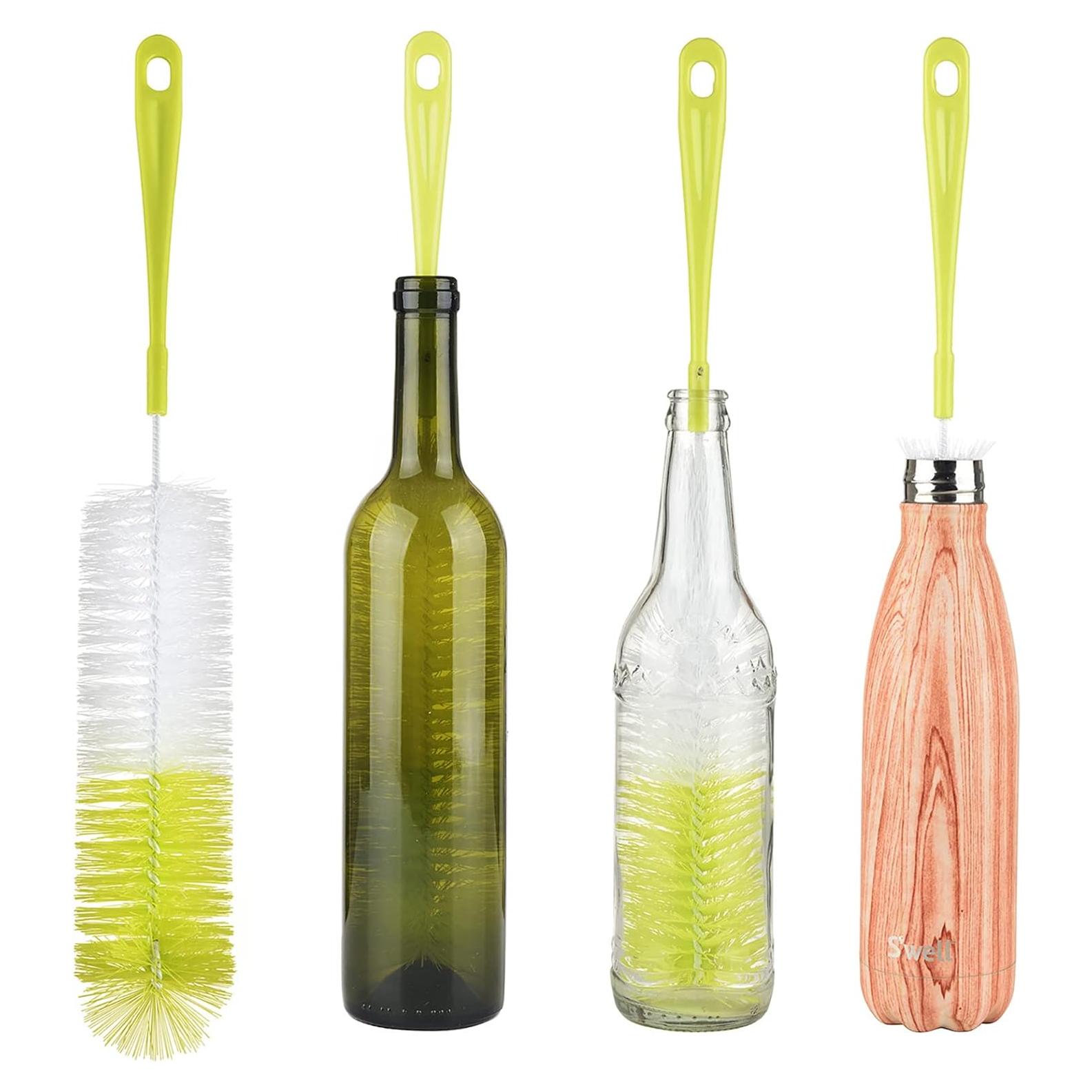 Cepillo Limpiador de Botellas ALINK 42 cm Verde Claro