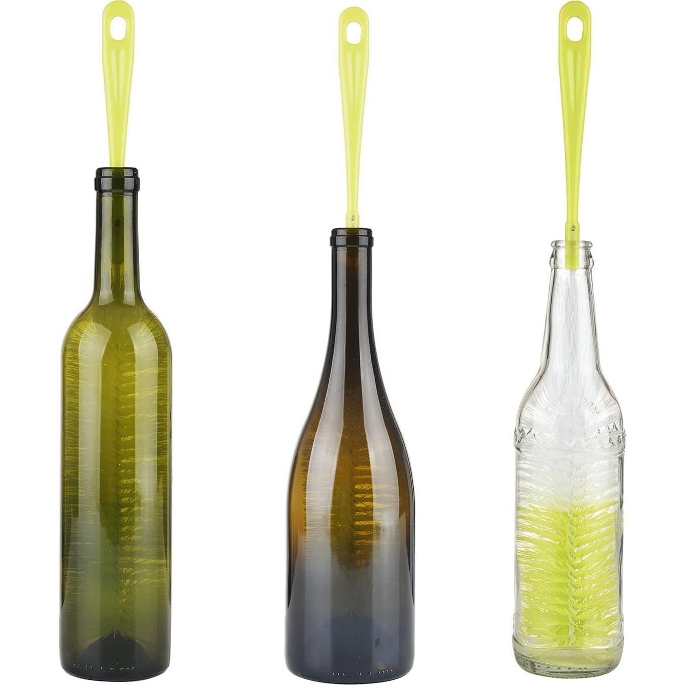 Cepillo Limpiador de Botellas ALINK 42 cm Verde Claro