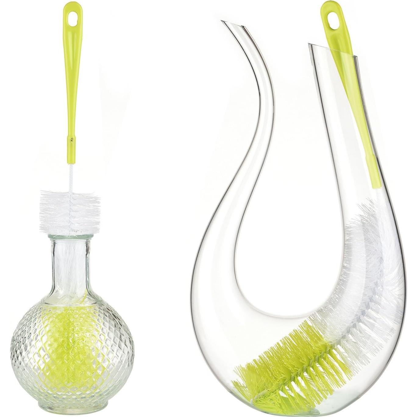 Cepillo Limpiador de Botellas ALINK 42 cm Verde Claro