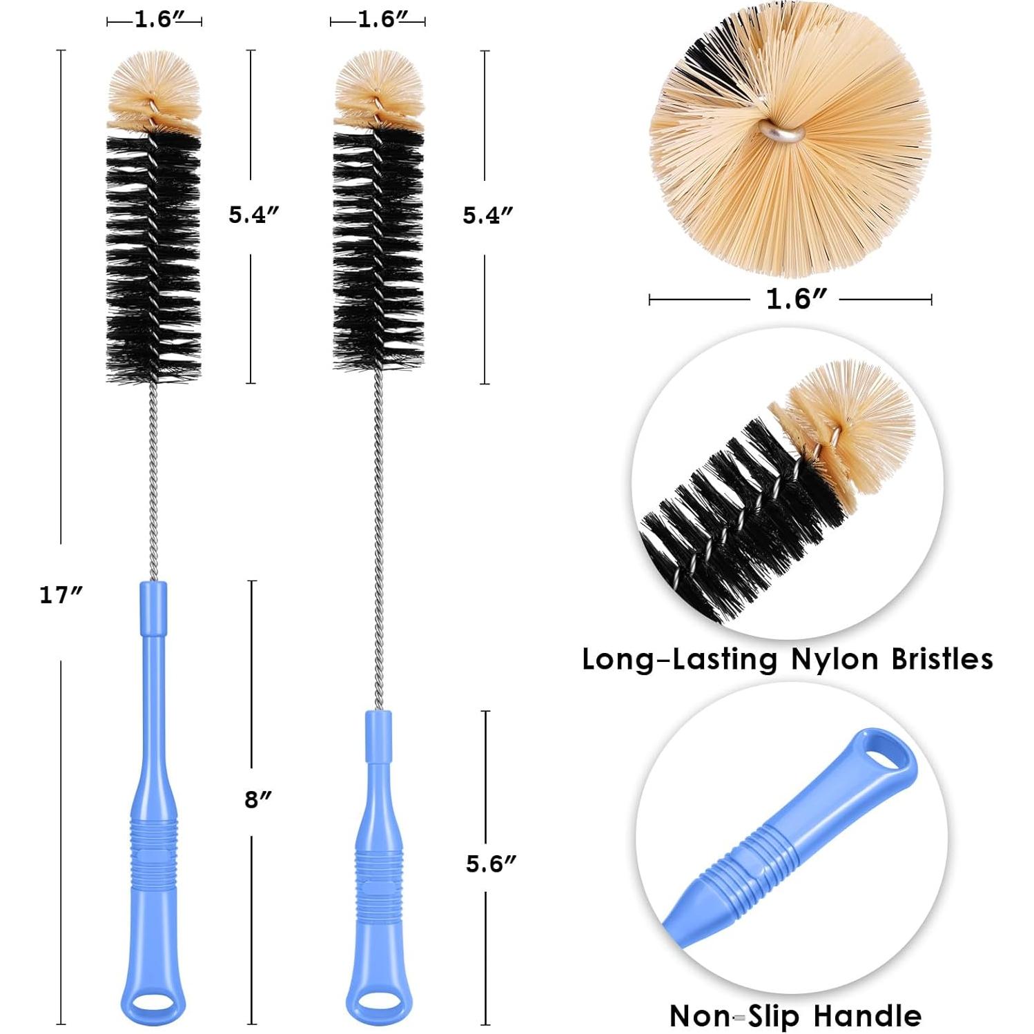 Cepillo de Limpieza para Botellas MOSOLAN 43 cm 2 Unidades