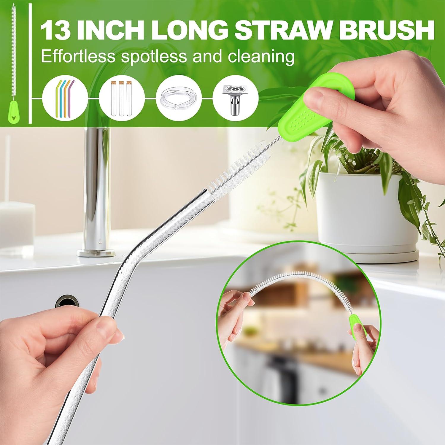 Juego de Cepillos Limpiadores de Botellas Rnoafmu - 3 Unidades