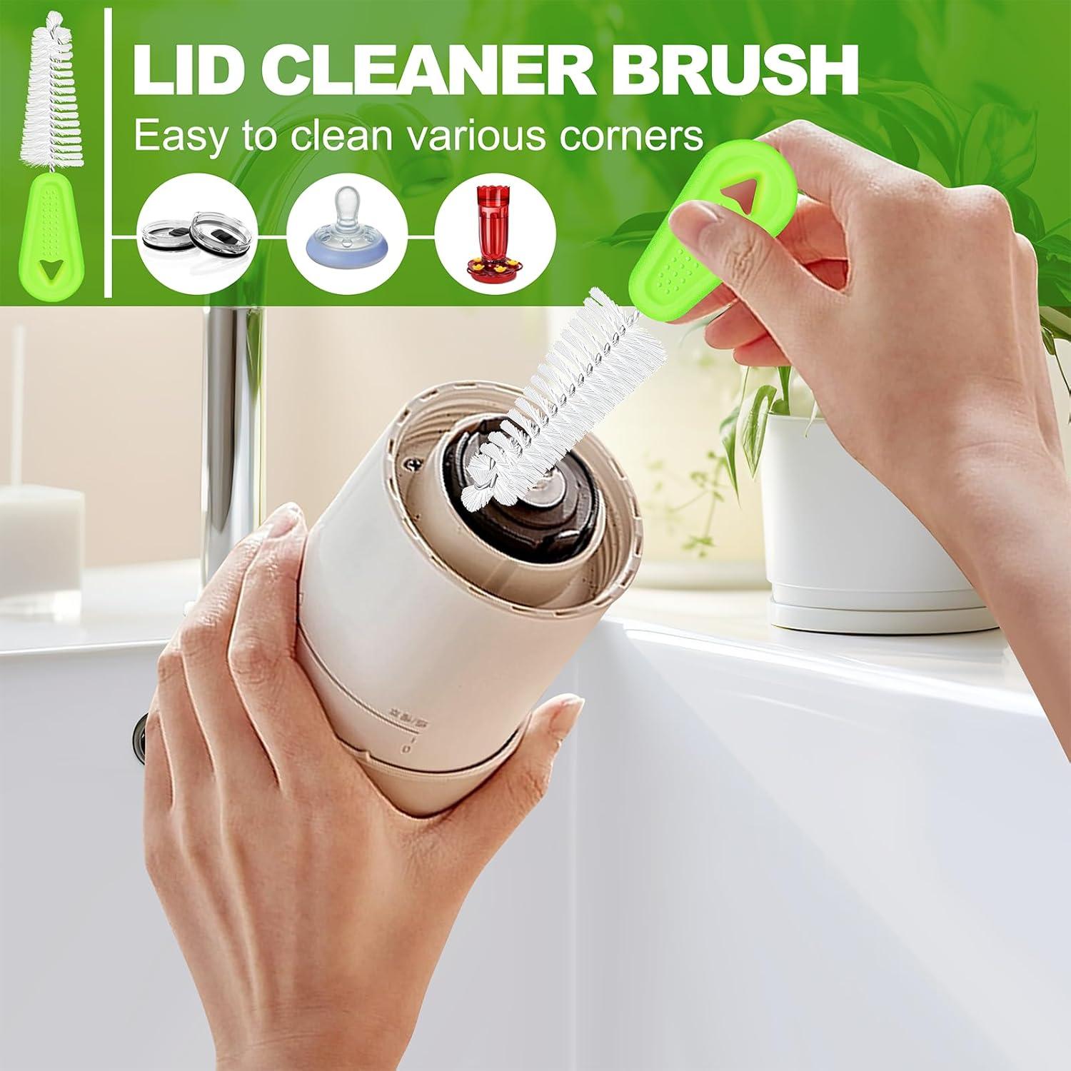 Juego de Cepillos Limpiadores de Botellas Rnoafmu - 3 Unidades