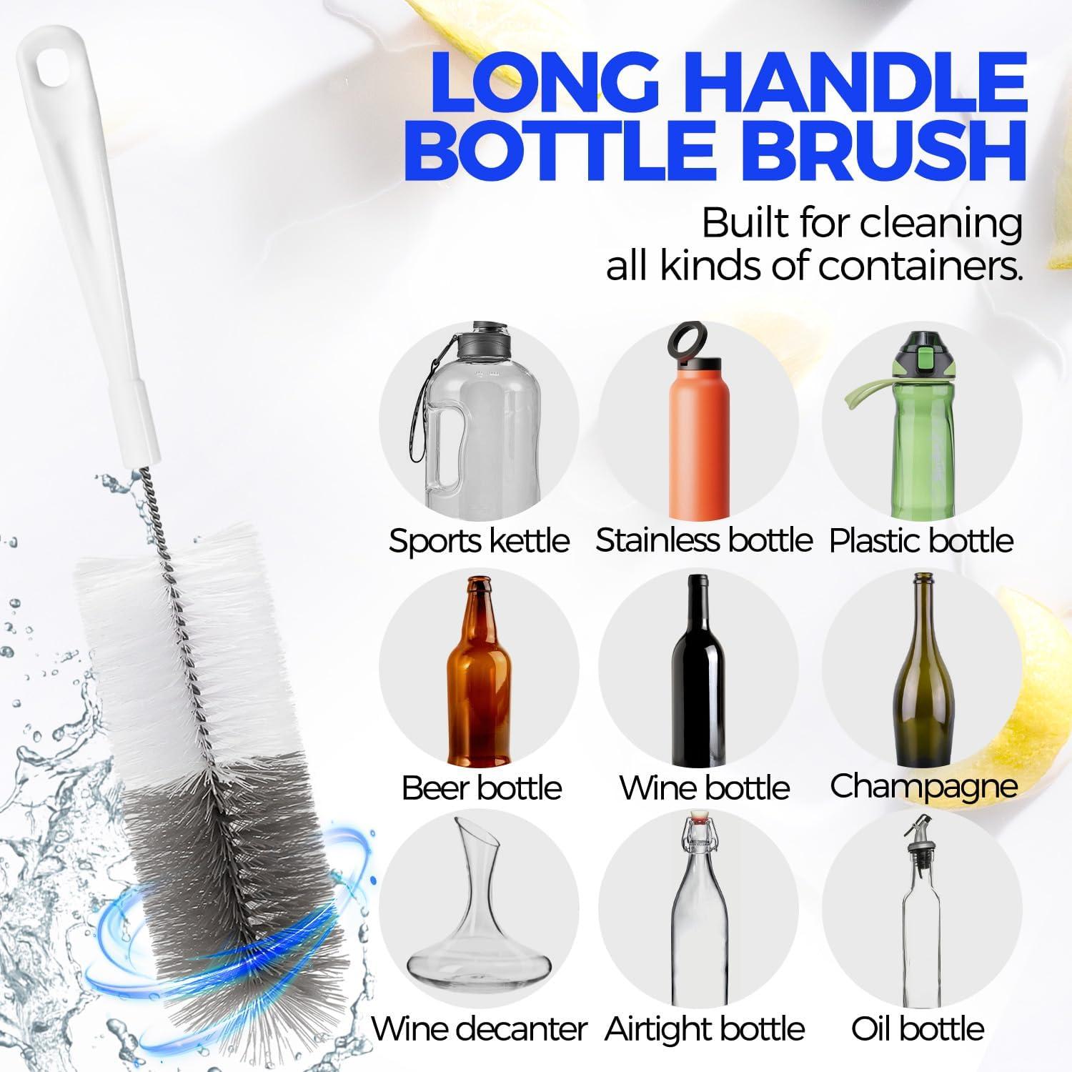 Set de Limpiadores de Botellas Holikme 10 Piezas Flexible