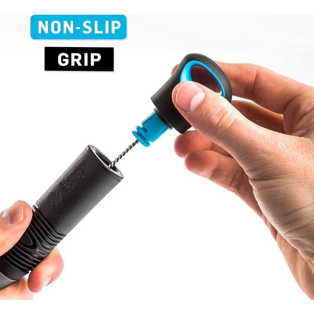 Cepillo de limpieza 2-en-1 BlenderBottle para botellas y popotes