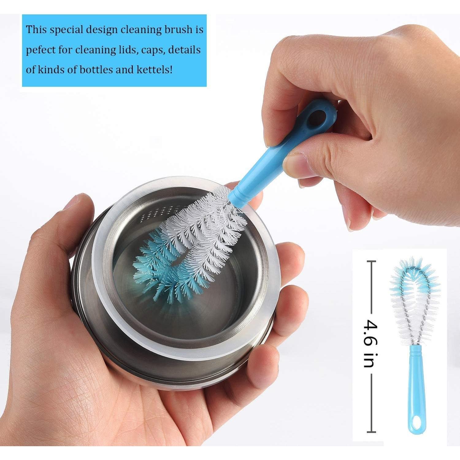 Juego de Cepillos de Limpieza ALINK para Botellas - 8 Piezas