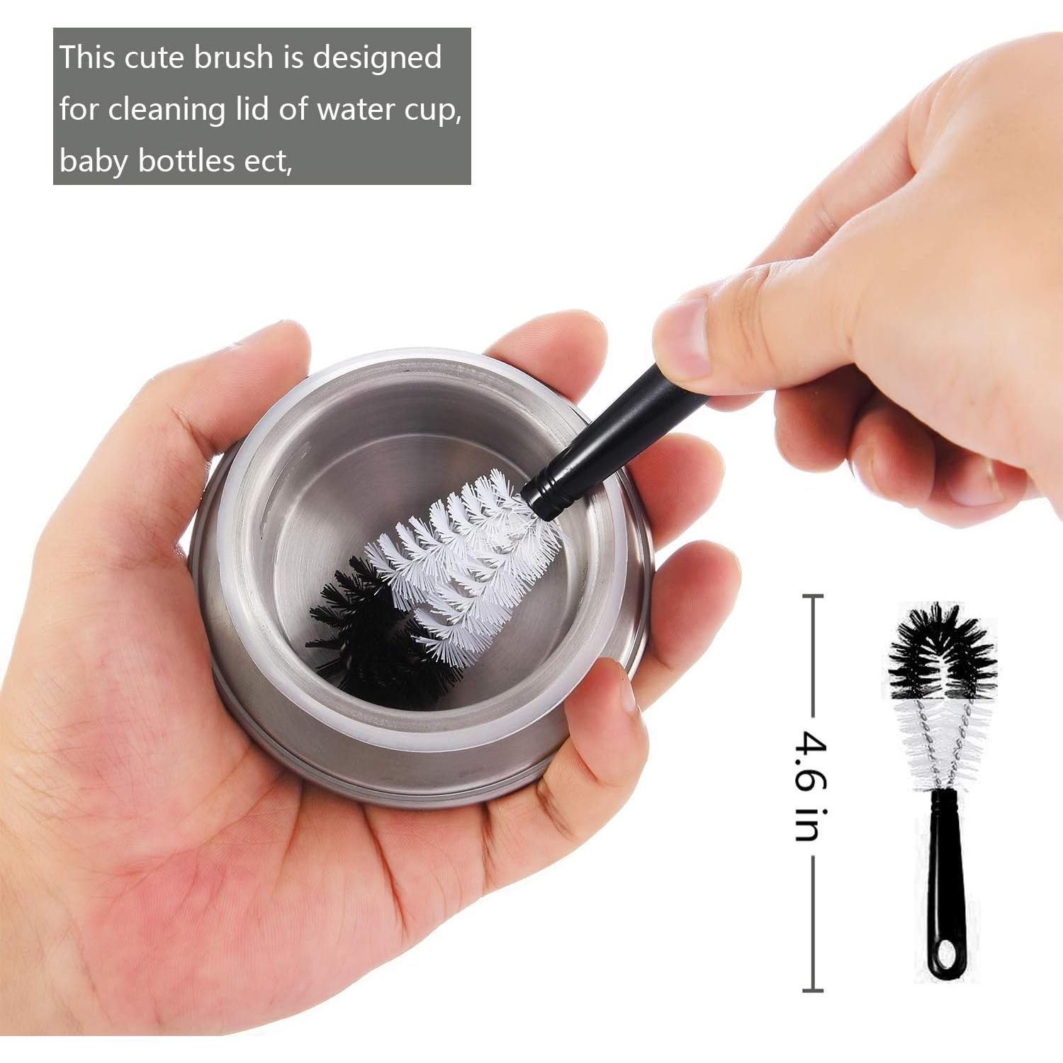 ALINK Juego de 8 Cepillos de Limpieza para Botellas y Popotes