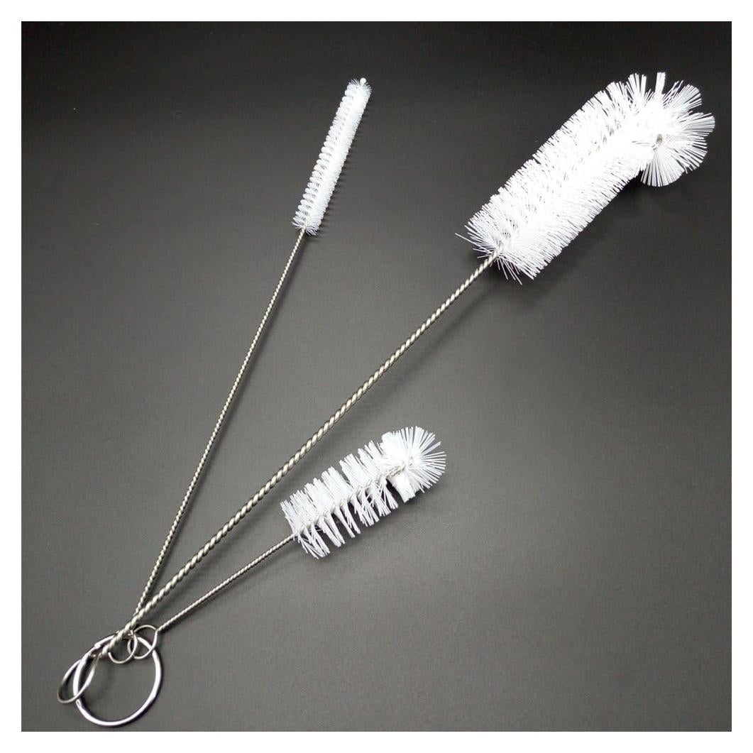 Juego de 3 cepillos de limpieza de botellas Living&Giving