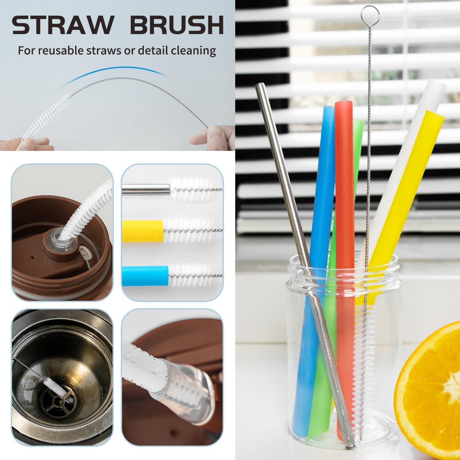 Juego de 3 cepillos de limpieza de botellas Living&Giving