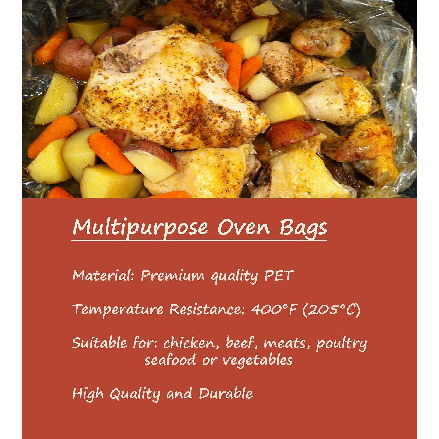 20 Bolsas para Horno OOFLAYE 25x38 cm Resistentes al Calor