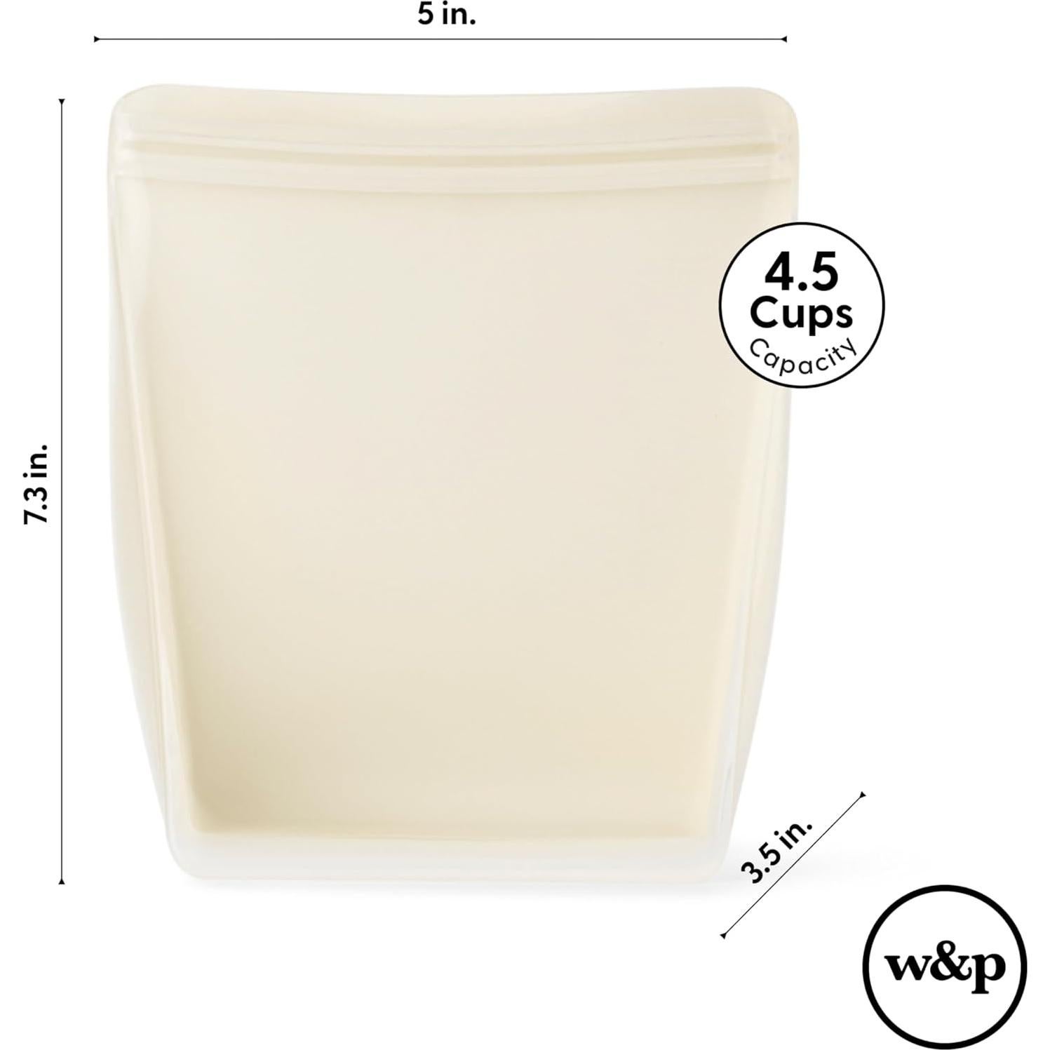 Bolsa de Almacenamiento Silicona W&P Porter 1.04kg A Prueba de Microondas