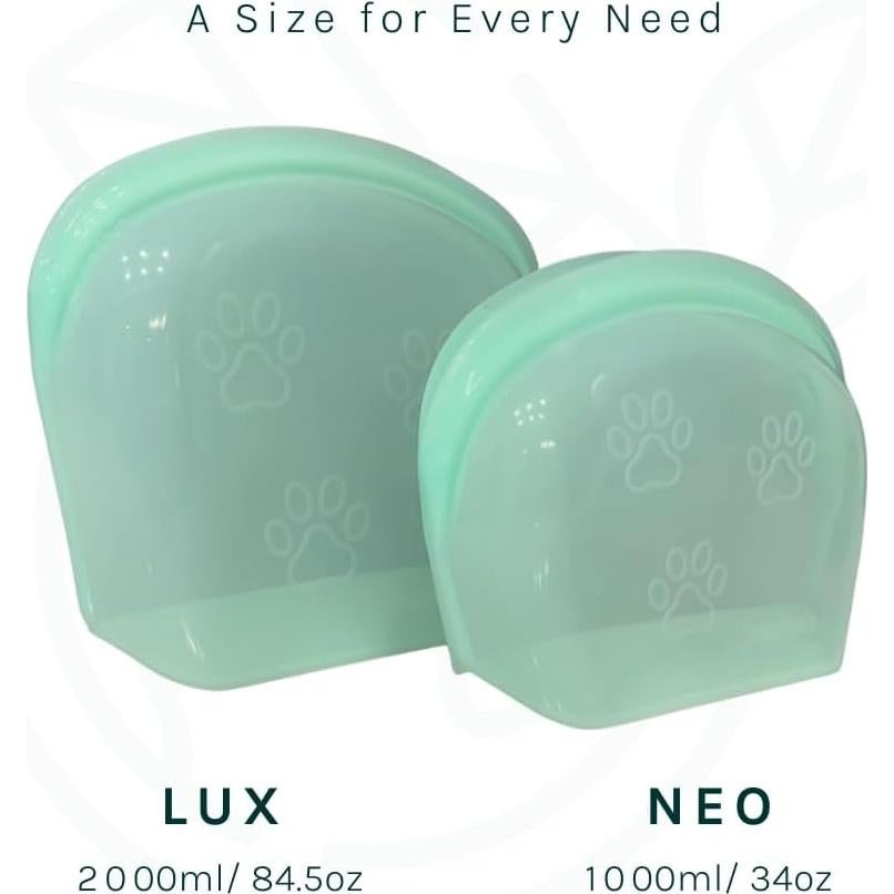 Bolsas de Silicona Reutilizables SnapPack 1650ml Teal