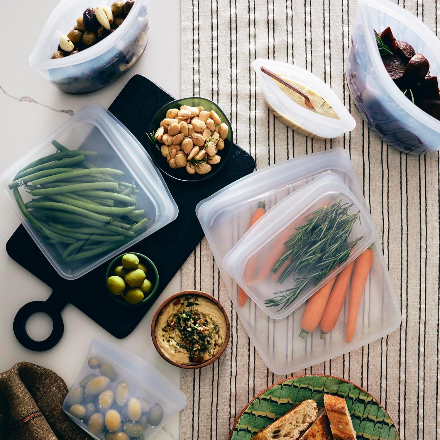 Bolsas de Almacenamiento de Alimentos Stasher 6 Piezas Silicona