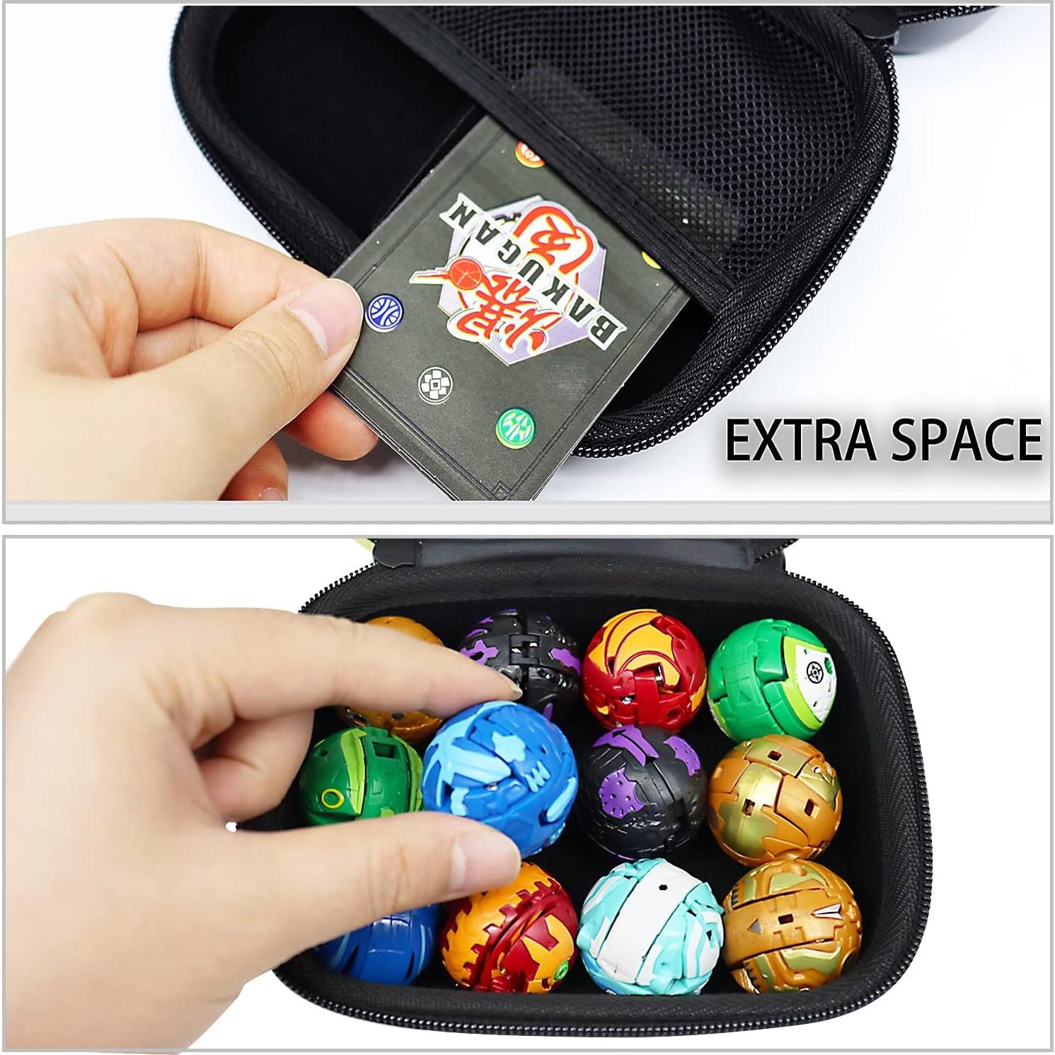 Organizador de Juguetes FCDYLBD 12 Negro para Bakugan