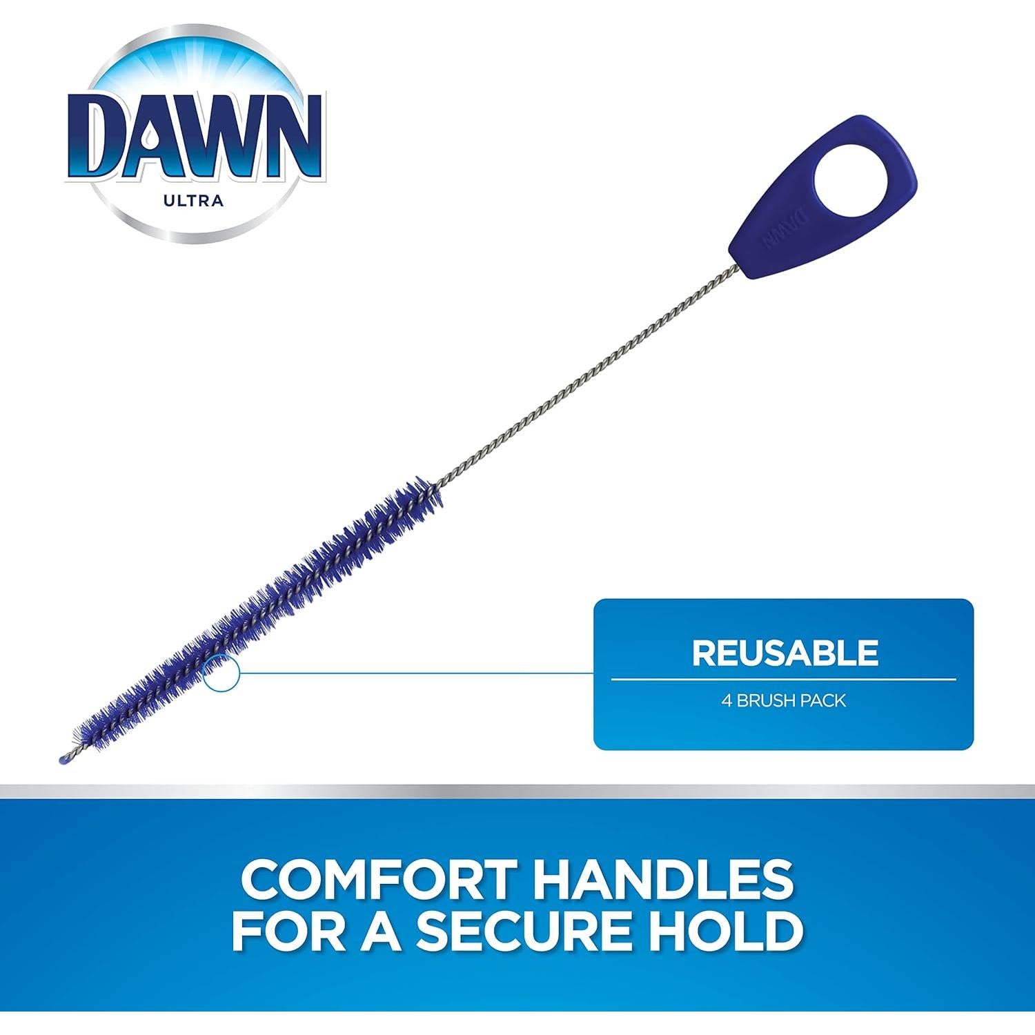 Cepillo de Limpieza para Pajitas Dawn - Paquete de 4 Unidades