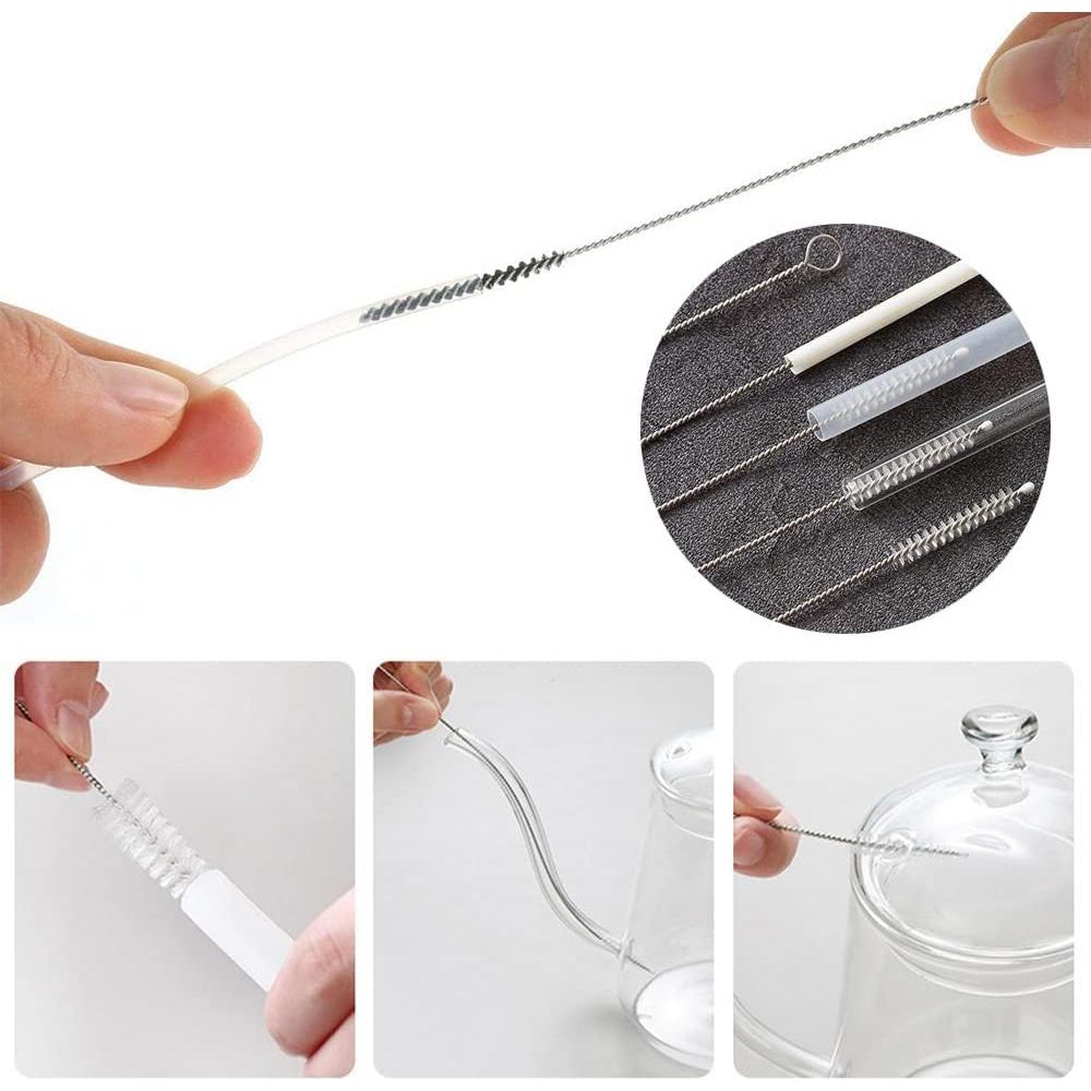 Set de 10 Cepillos Limpiadores de Pajitas THINTON 30.48 cm