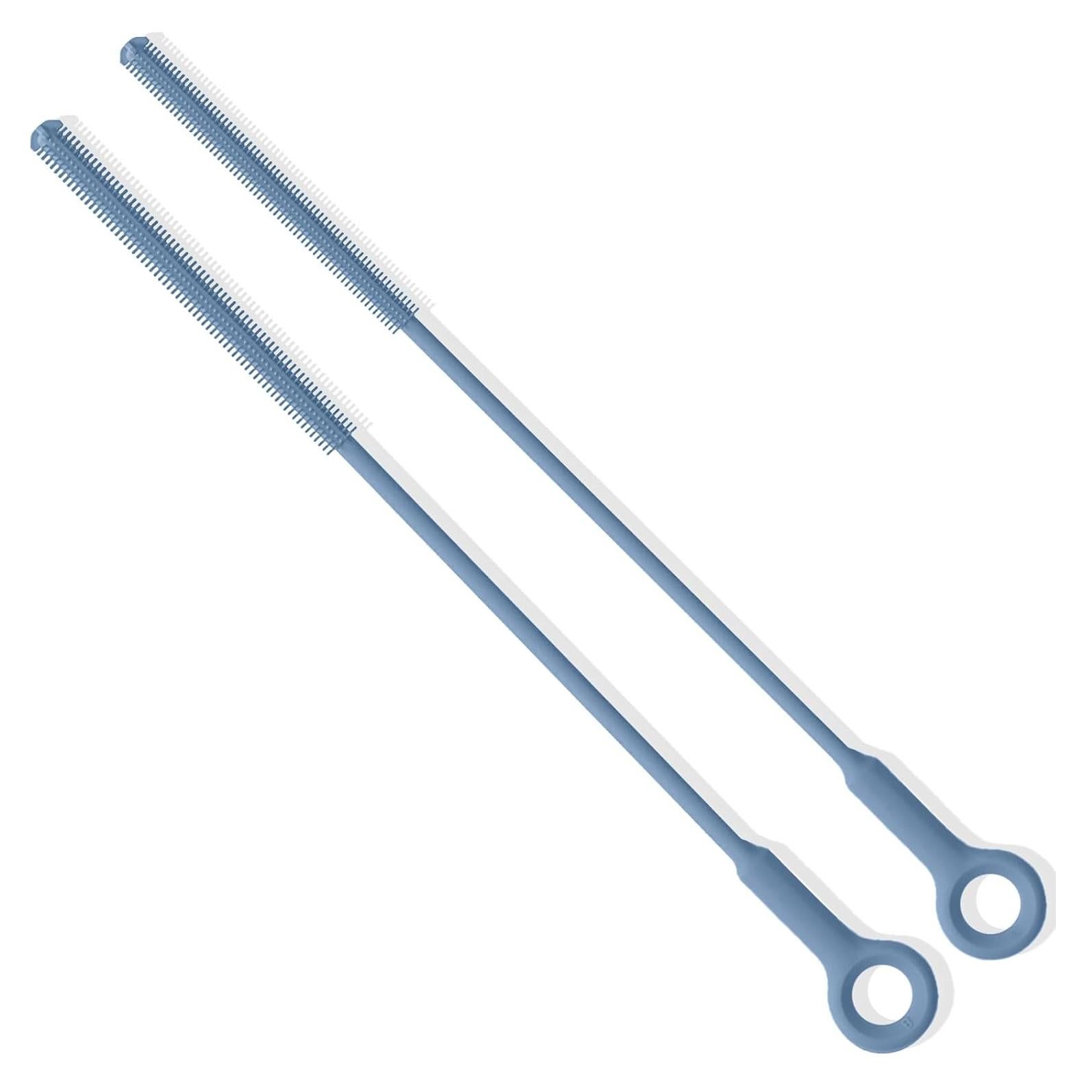 Cepillo Limpiador de Popotes Raymeefa 25.4 cm Silicona Azul