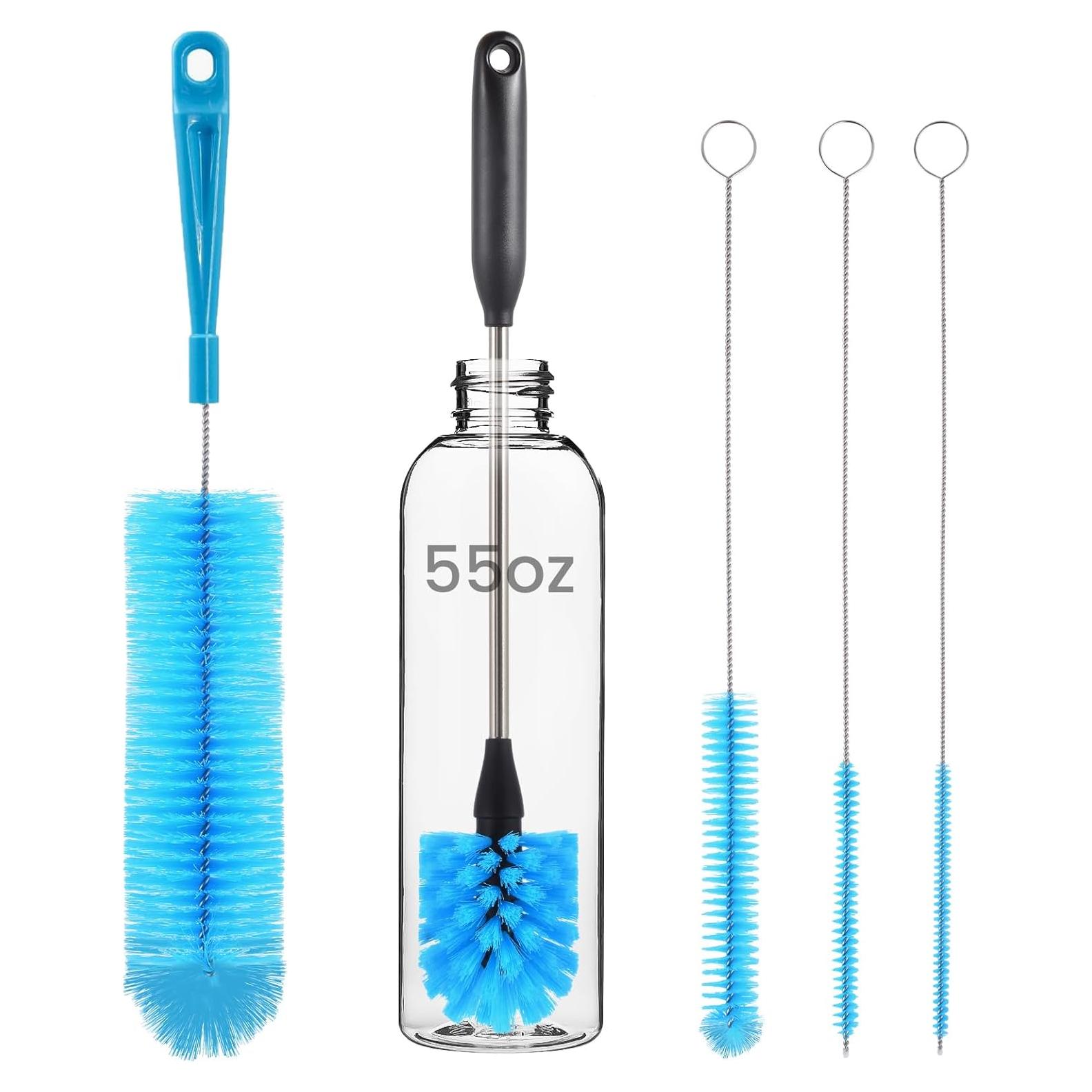 Paquete de 5 Cepillos Limpiadores PZLife para Botellas y Pajitas