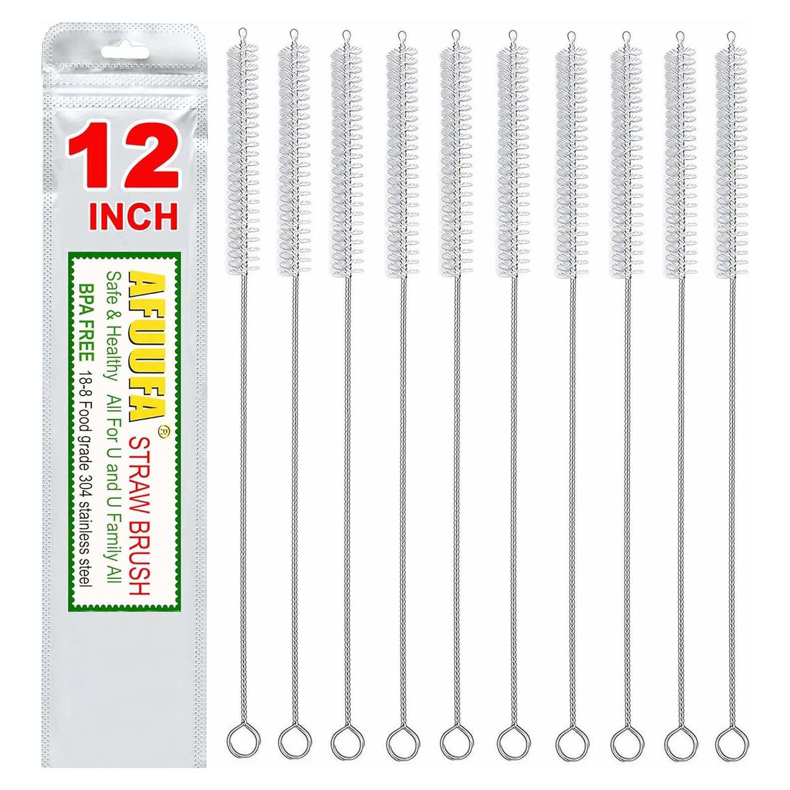 Cepillo Limpiador de Popotes AFUUFA 30.48 cm 10 Piezas