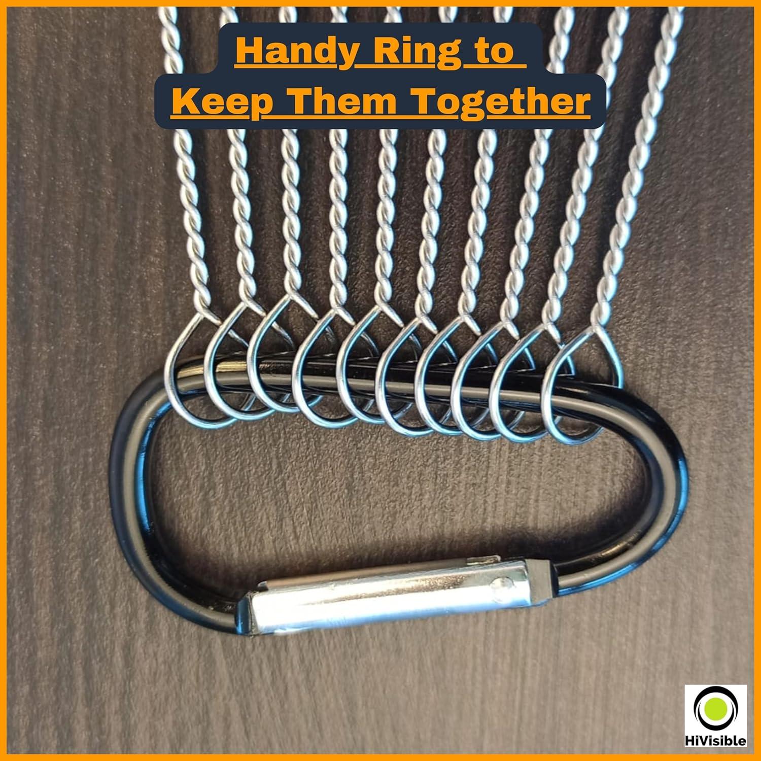 Juego de 10 Cepillos Limpiadores de Popotes HiVisible - Acero Inoxidable