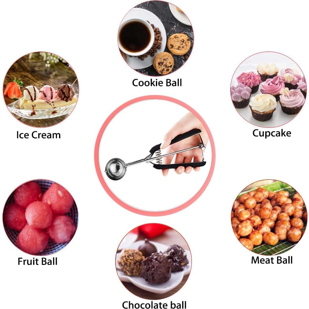 Cucharón para Galletas HOMURE H #40 2 Cucharadas Acero Inoxidable