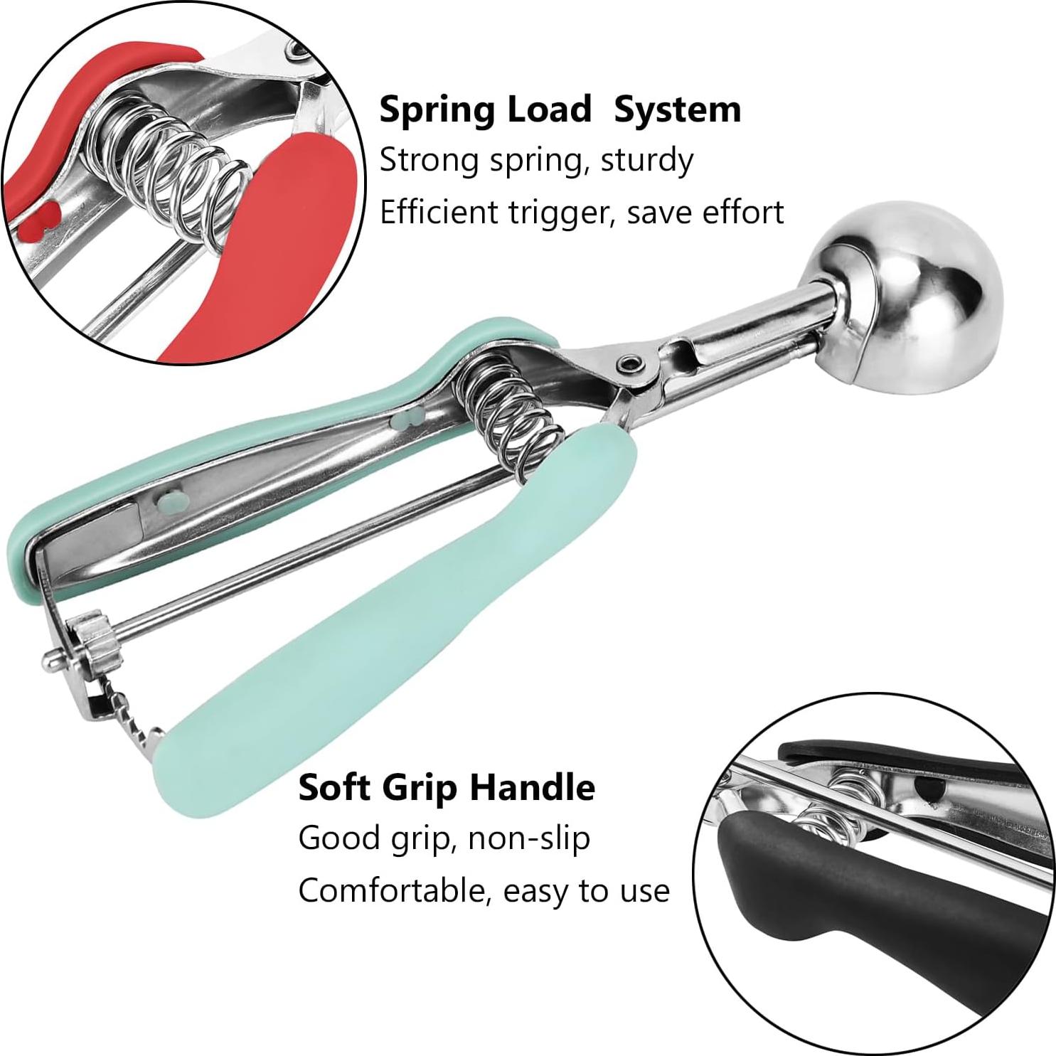 Set de 3 Cucharas para Galletas JUNADAEL J - Acero Inoxidable