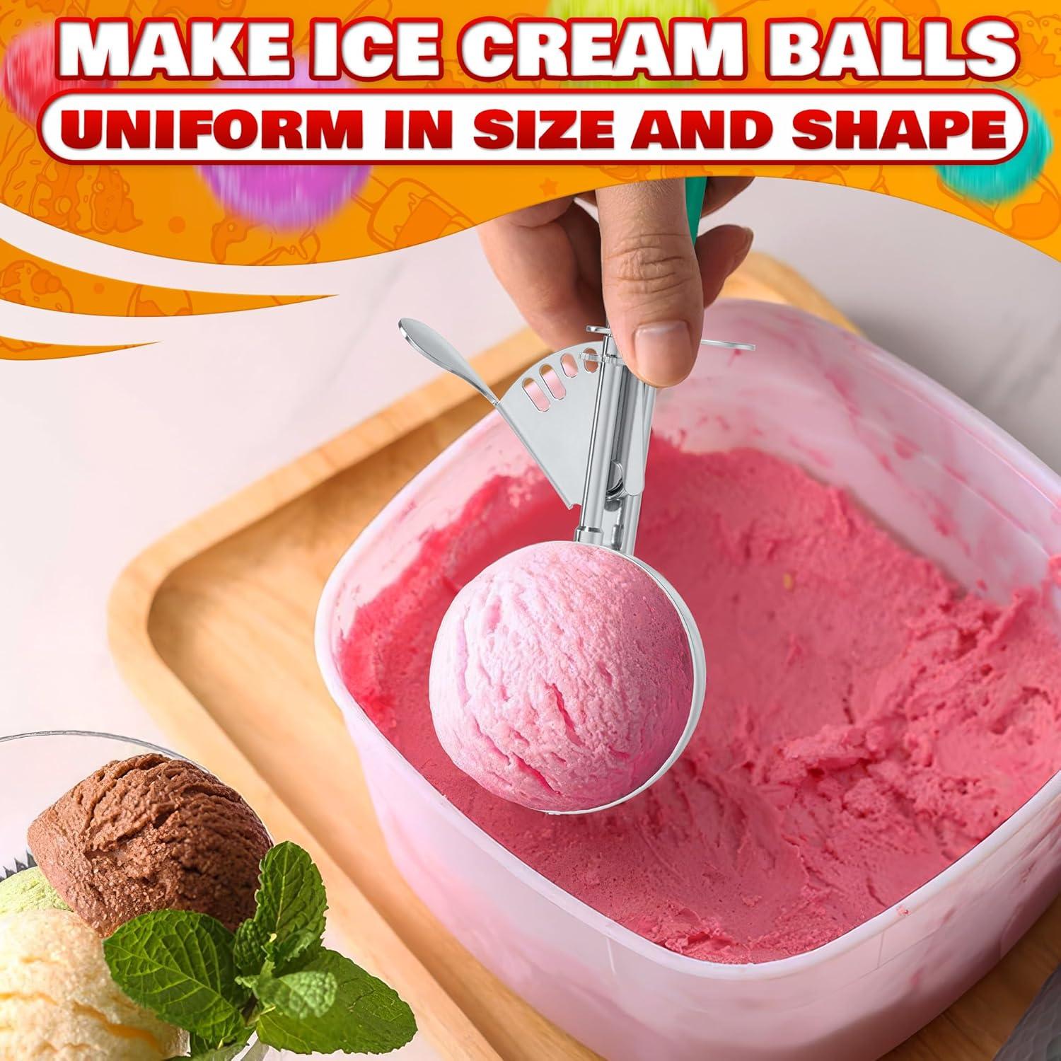 Cucharón de Helado Reluen 79g Acero Inoxidable Antideslizante