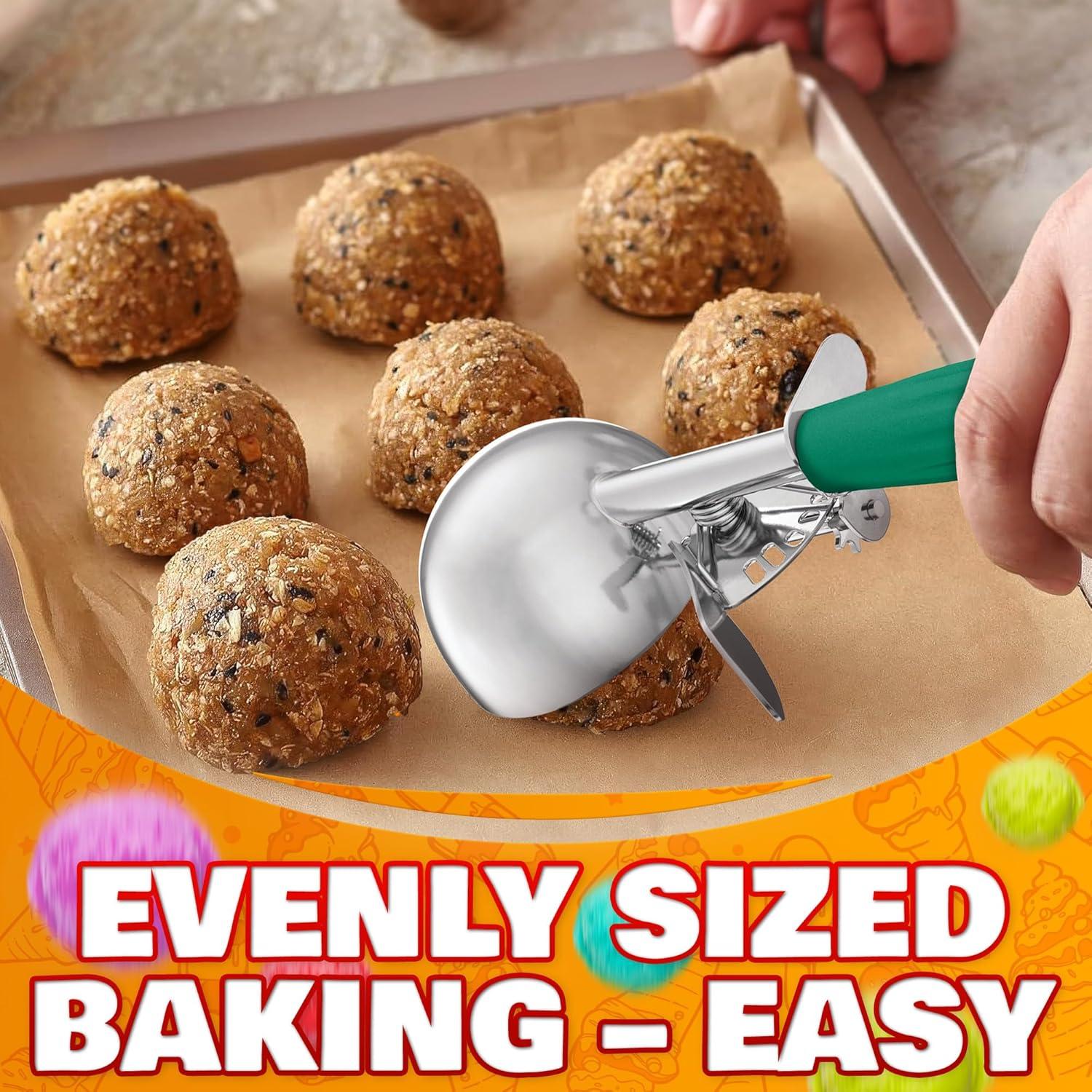 Cucharón de Helado Reluen 79g Acero Inoxidable Antideslizante