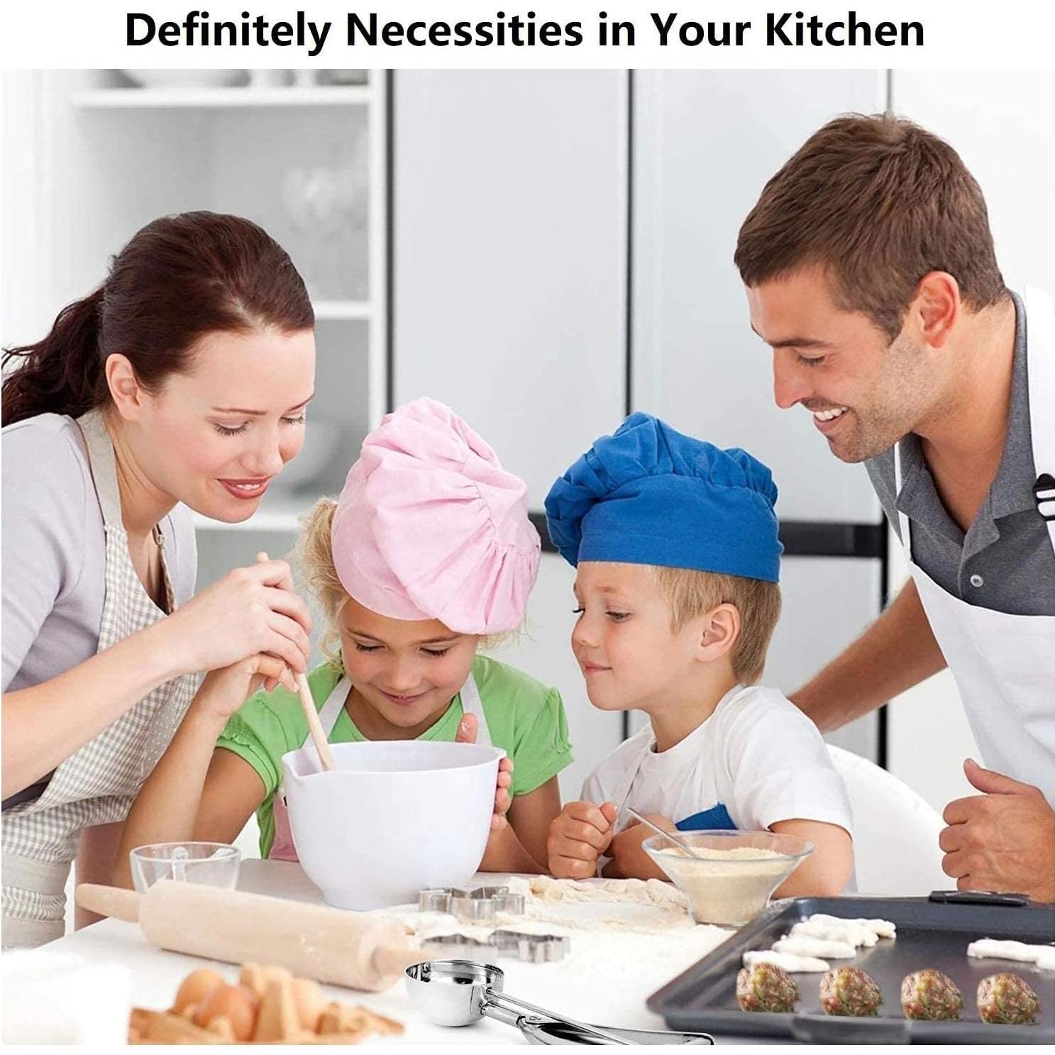 Set de 3 Cucharas para Galletas OTEHETOT de Acero Inoxidable