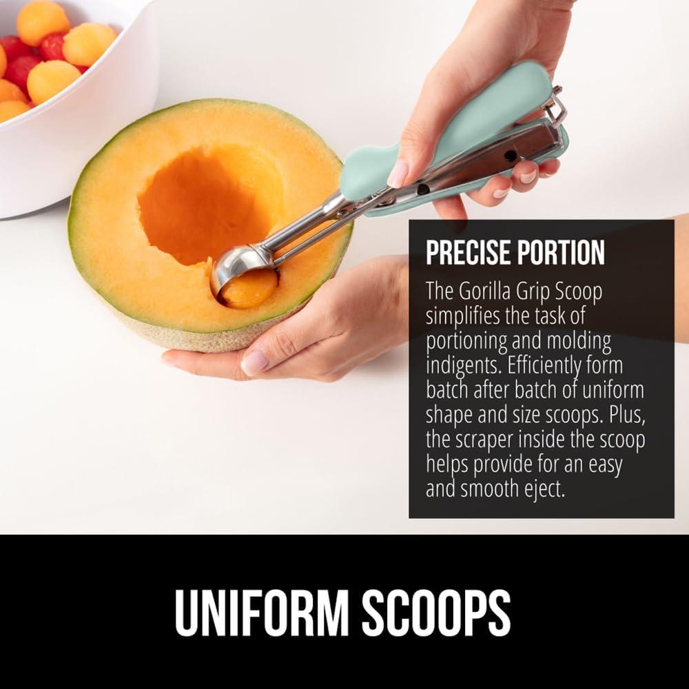 Cucharón de Acero Inoxidable Gorilla Grip 2 Cucharadas Menta