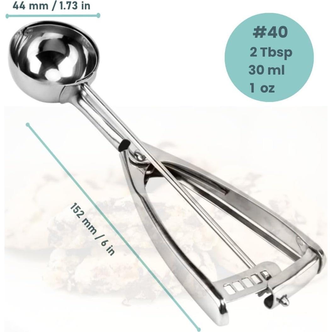 Cucharón de Helado y Galletas Fuzzelut Acero Inoxidable 30ml