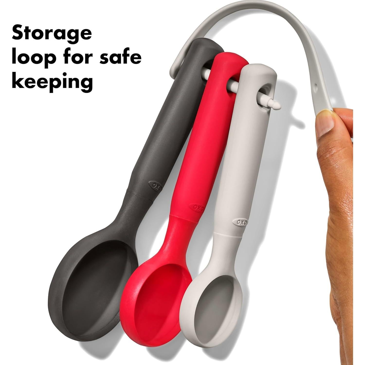 Set de 3 Cucharas de Silicona OXO Good Grips para Galletas