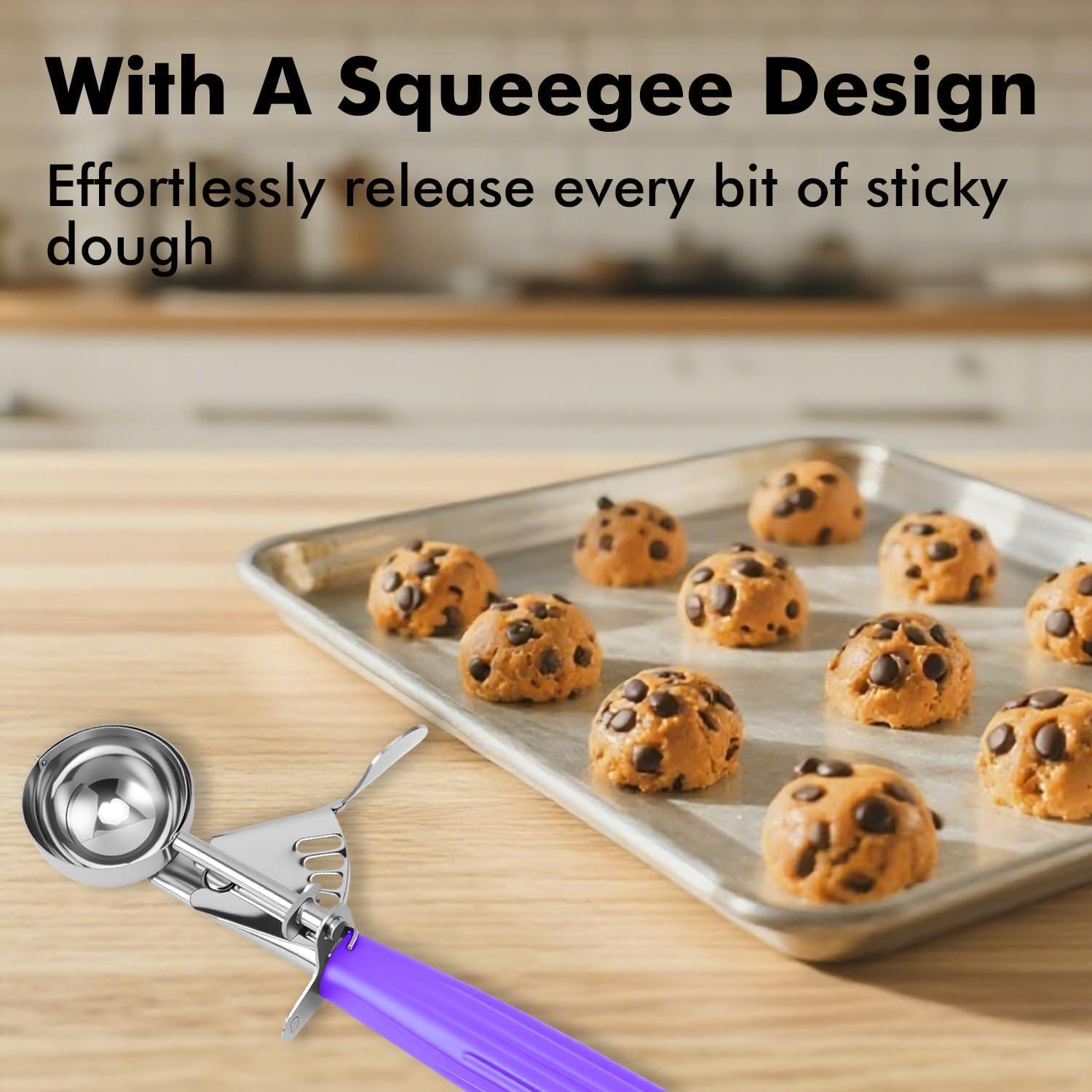 Juego de cucharas dosificadoras JUNADAEL - 3 tamaños 34g, 57g, 113g