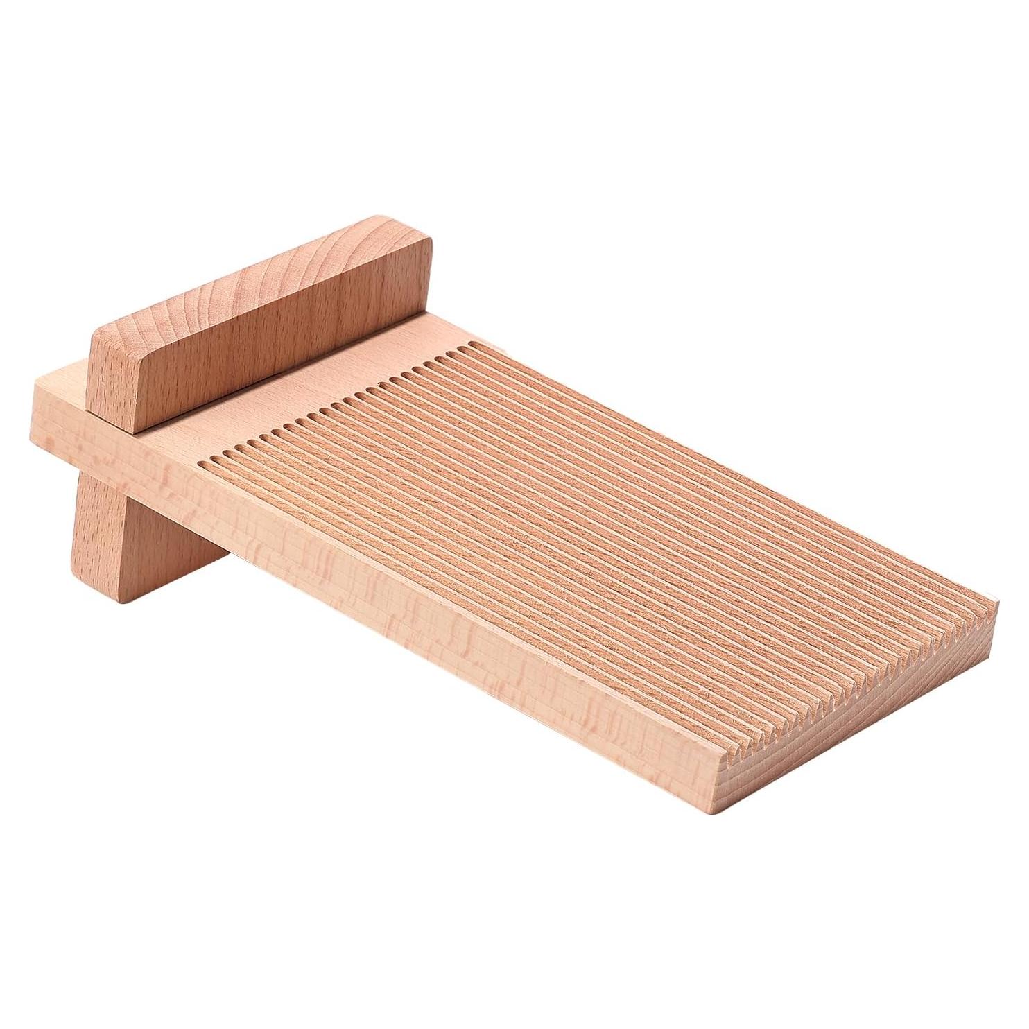 Tabla de Gnocchi Manual Tinada de Madera de Haya 19.81 cm