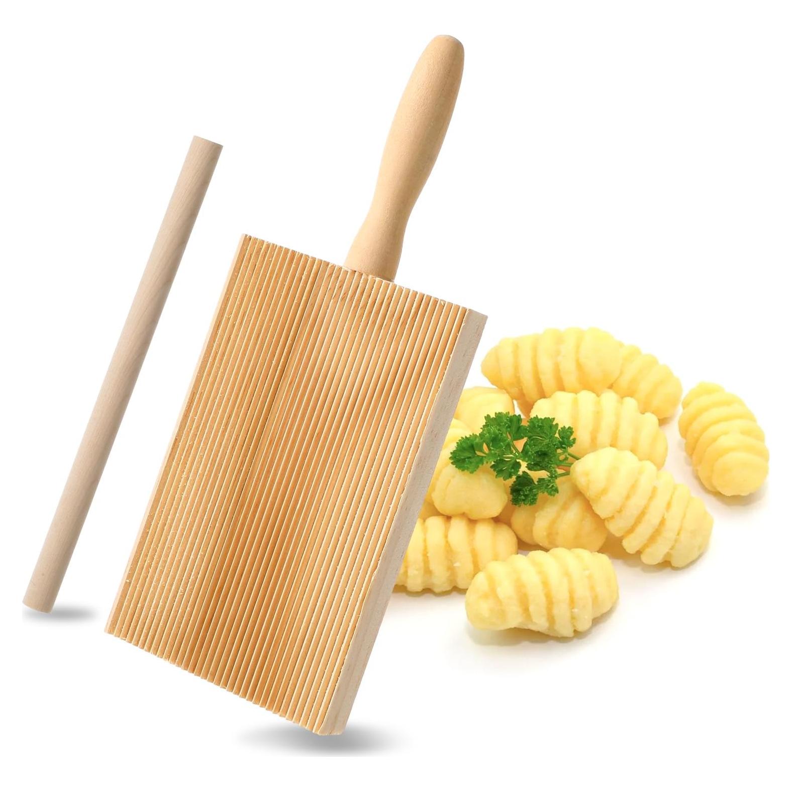 Set de Herramientas para Hacer Pasta Abeillo - Tabla Gnocchi y Rodillo