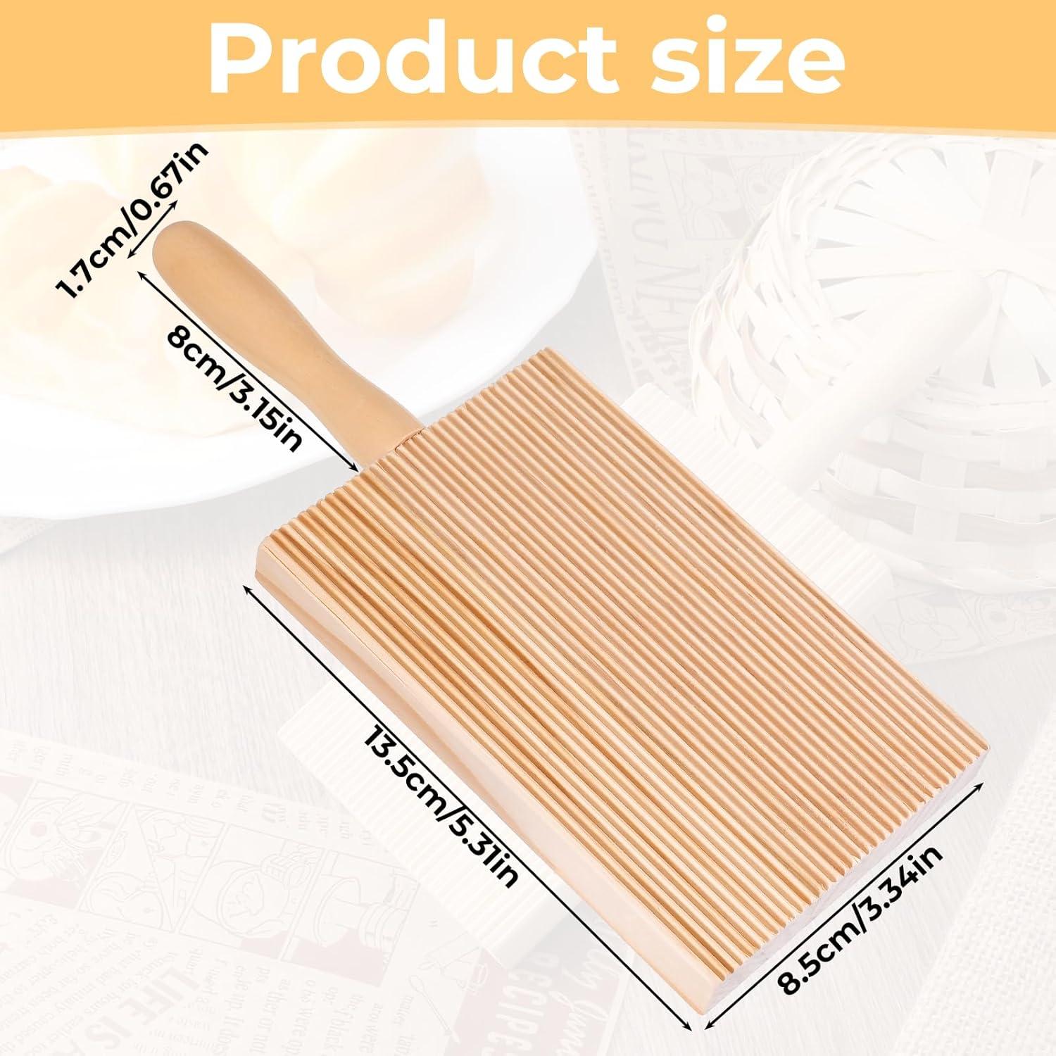 Tabla de Gnocchi de Madera Trinkrittey 24x15 cm para Pasta