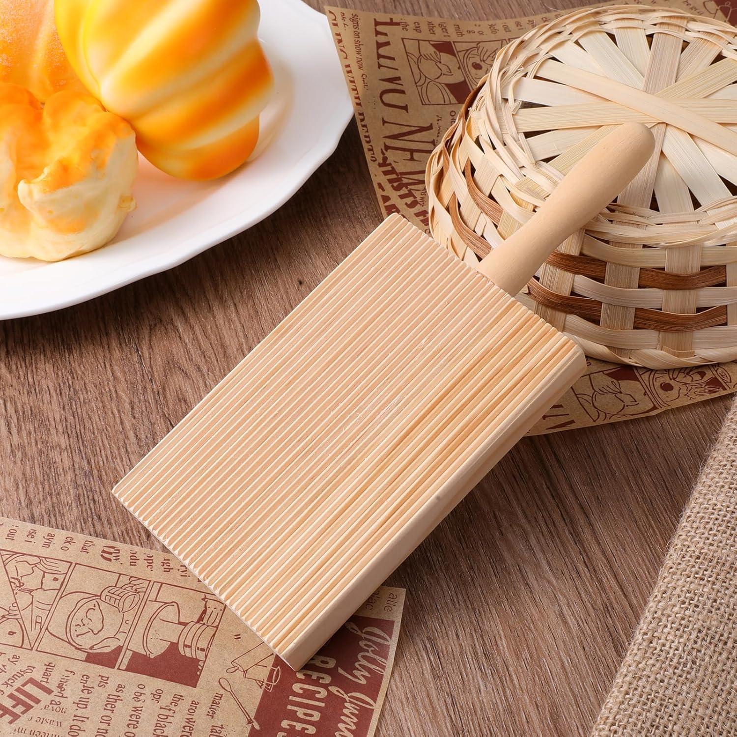 Tabla de Gnocchi de Madera Trinkrittey 24x15 cm para Pasta