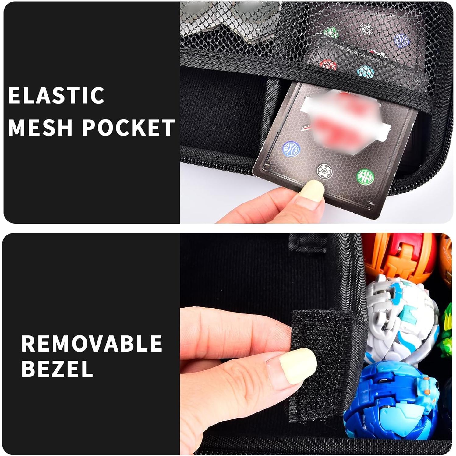 Estuche Organizador para Bakugan Dragonoid PAIYULE Negro