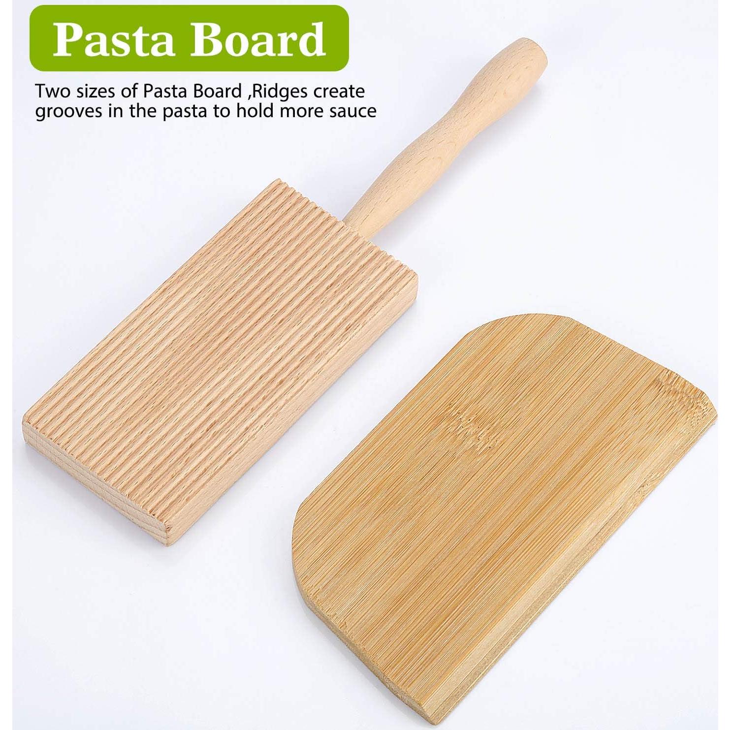 Tabla de Gnocchi de Madera de Haya Patelai con Raspador