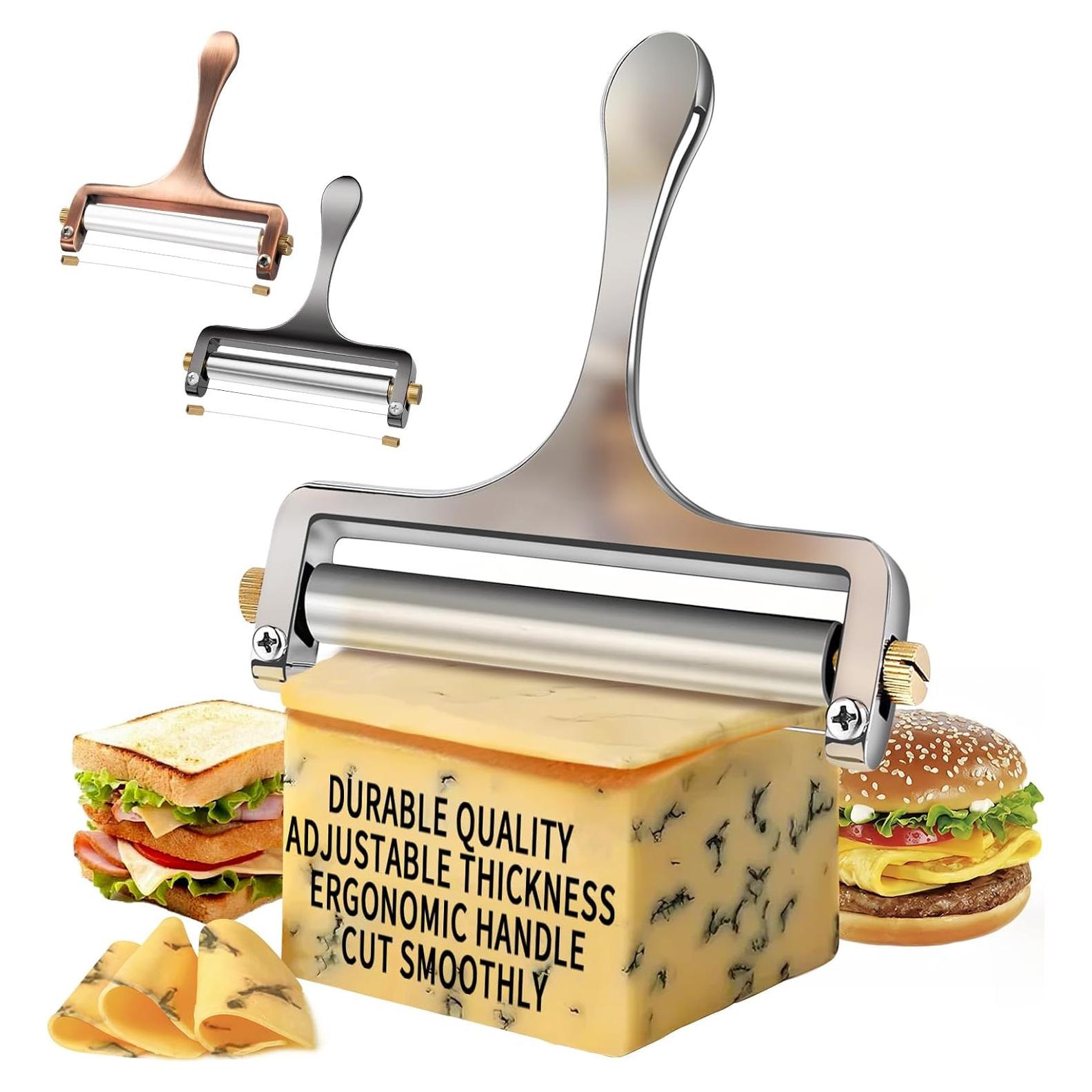 Cortador de Queso TOPULORS de Acero Inoxidable Ajustable