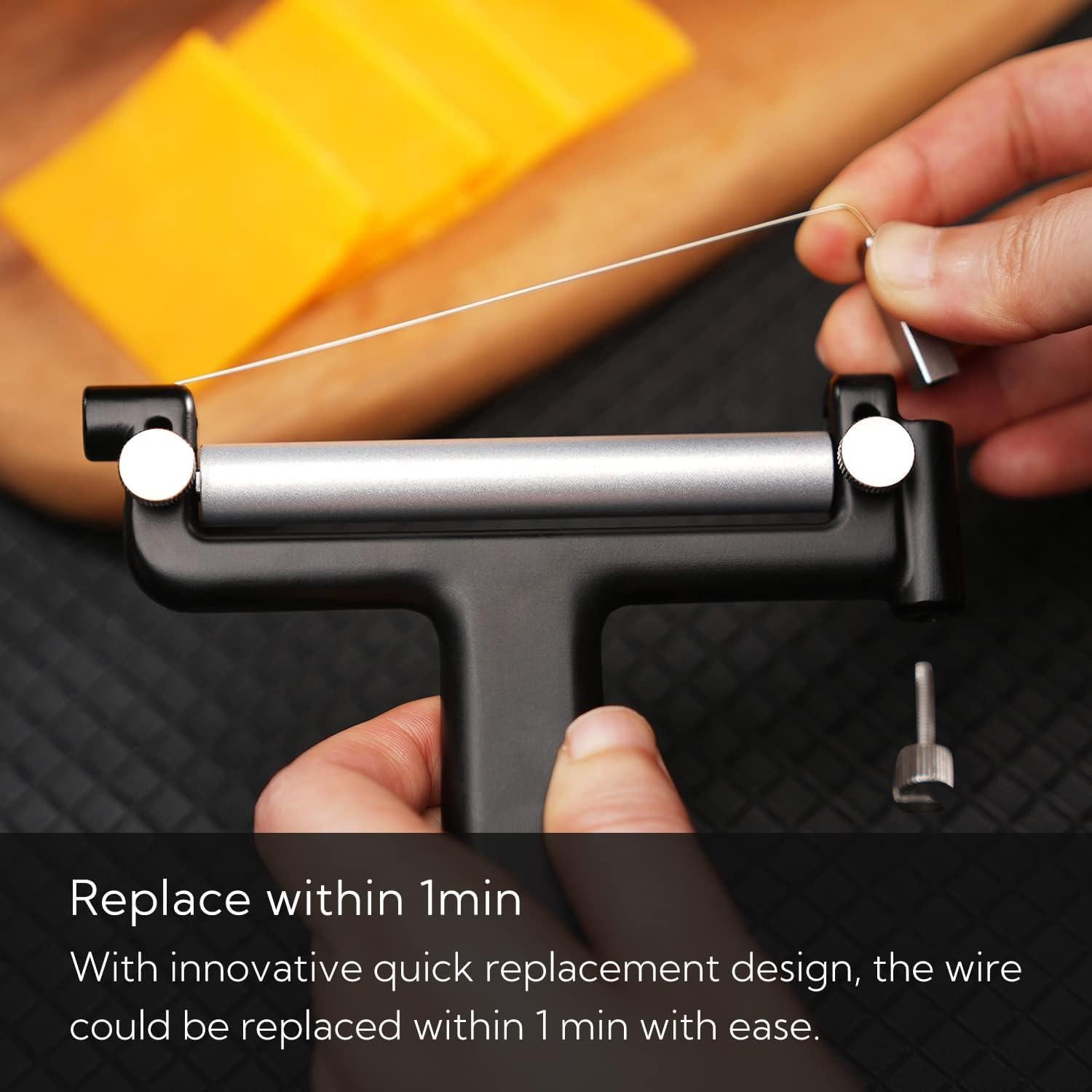 Cortador de Queso Ajustable KITCHENDAO KD20197 - 50% Más Fuerte