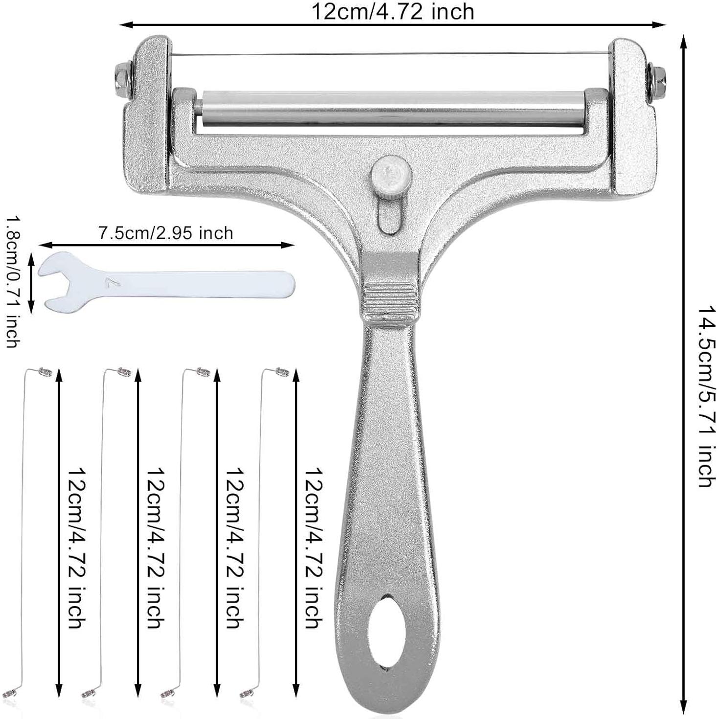 Cortador de Queso de Alambre Gosknor 6 Piezas Acero Inoxidable