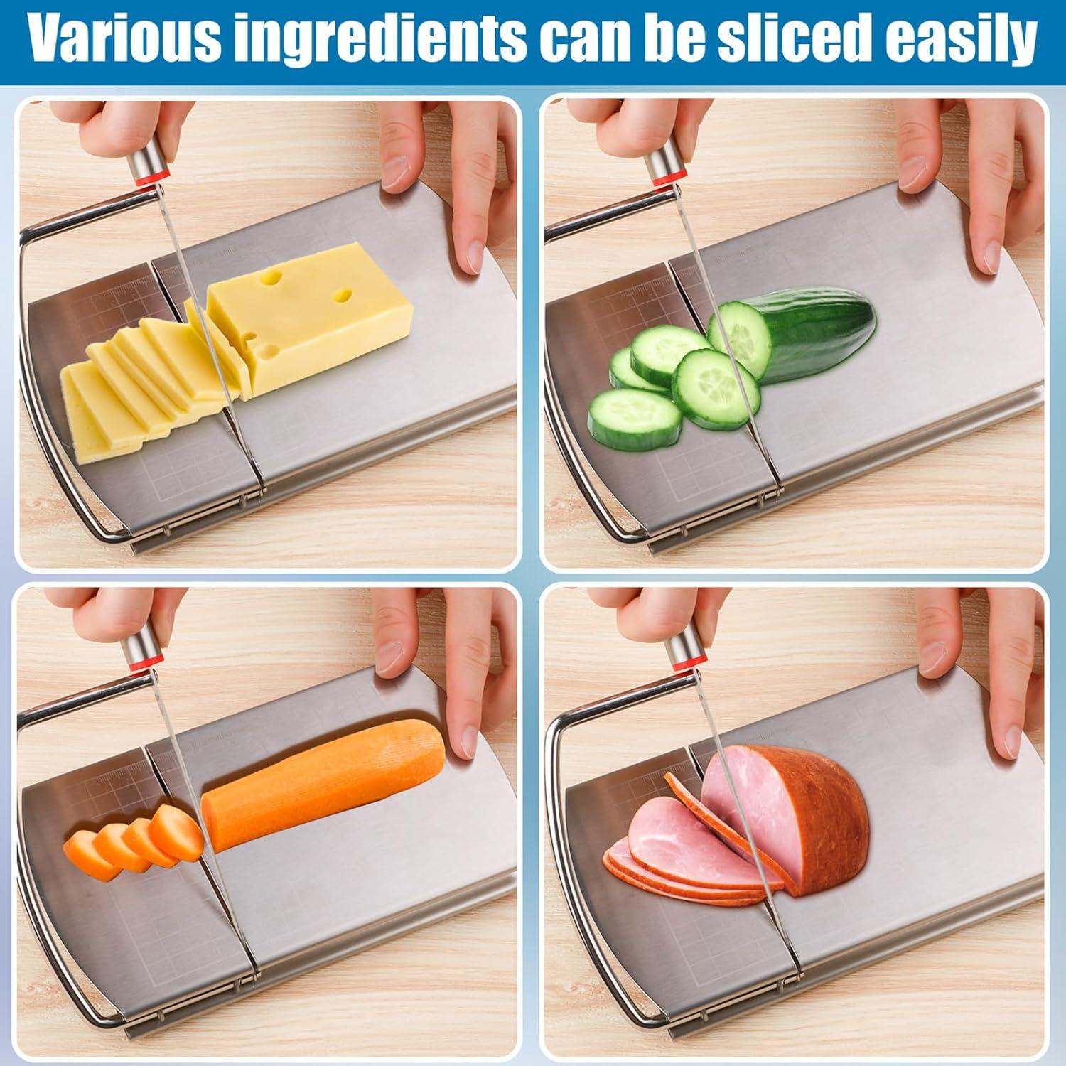 Cortador de Queso BOXOB de Acero Inoxidable 22 cm