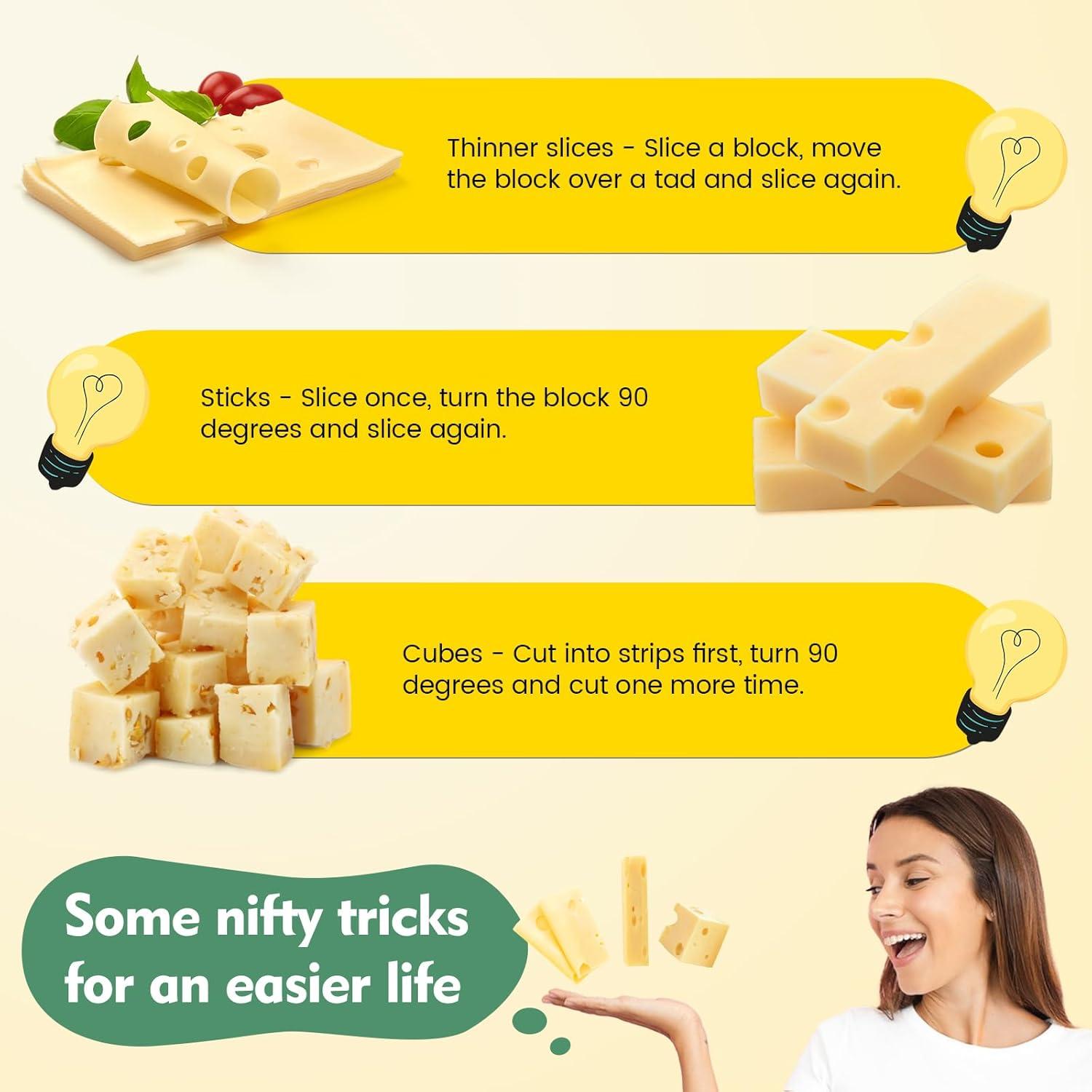 Cortador de Queso Huanyu YBJ-25 Acero Inoxidable 11.5 cm