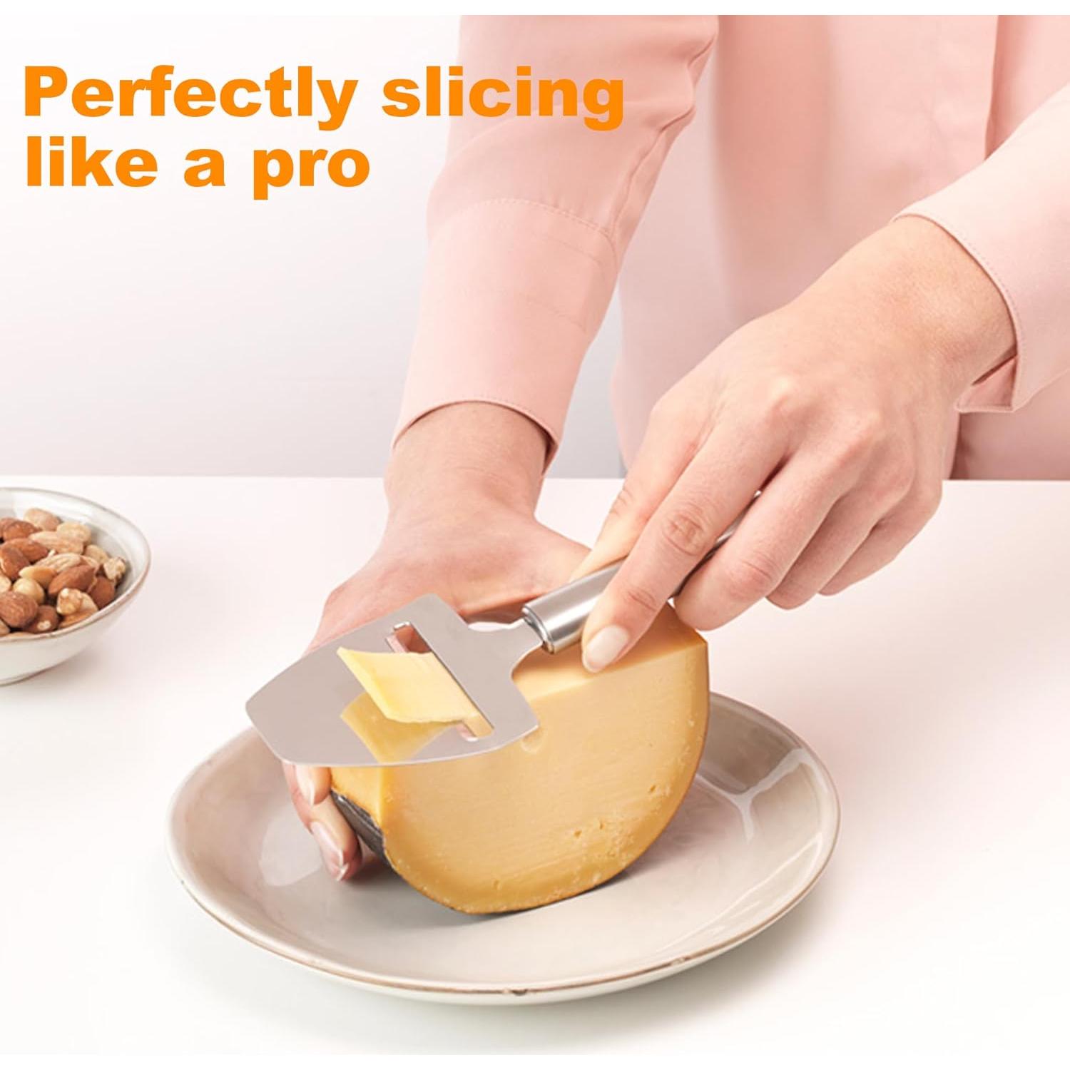 Juego de 2 Cortadores de Queso y Mantequilla AITRAI - Acero Inoxidable