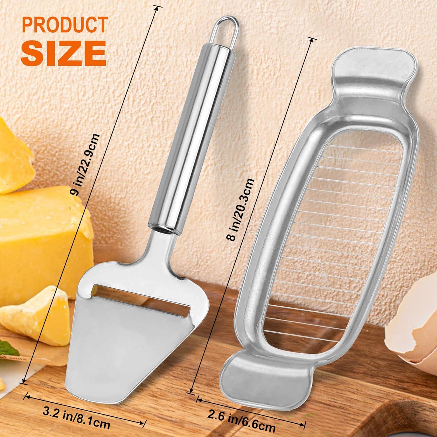 Juego de 2 Cortadores de Queso y Mantequilla AITRAI - Acero Inoxidable