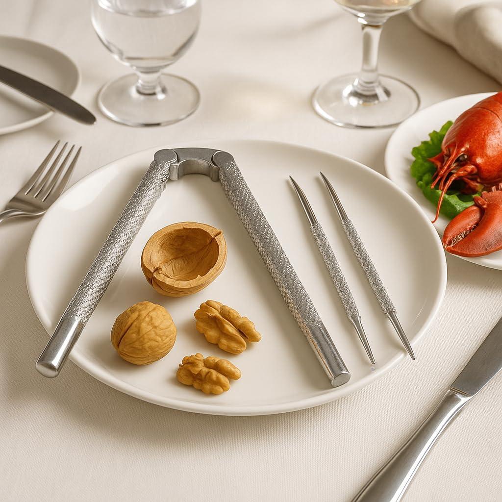 Juego de Rompe Nueces BNYD con Picos para Mariscos y Nueces