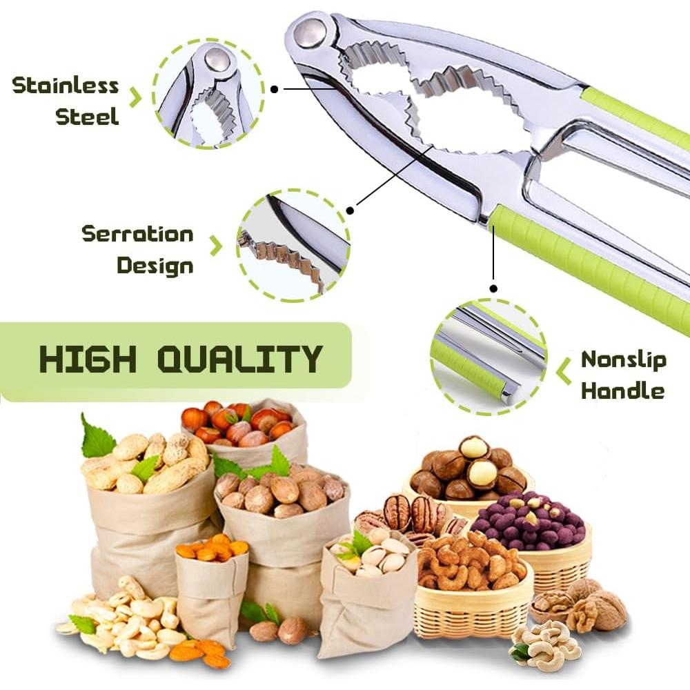 Rompe Nueces Vicsamer con Mango Antideslizante y 2 Tenedores