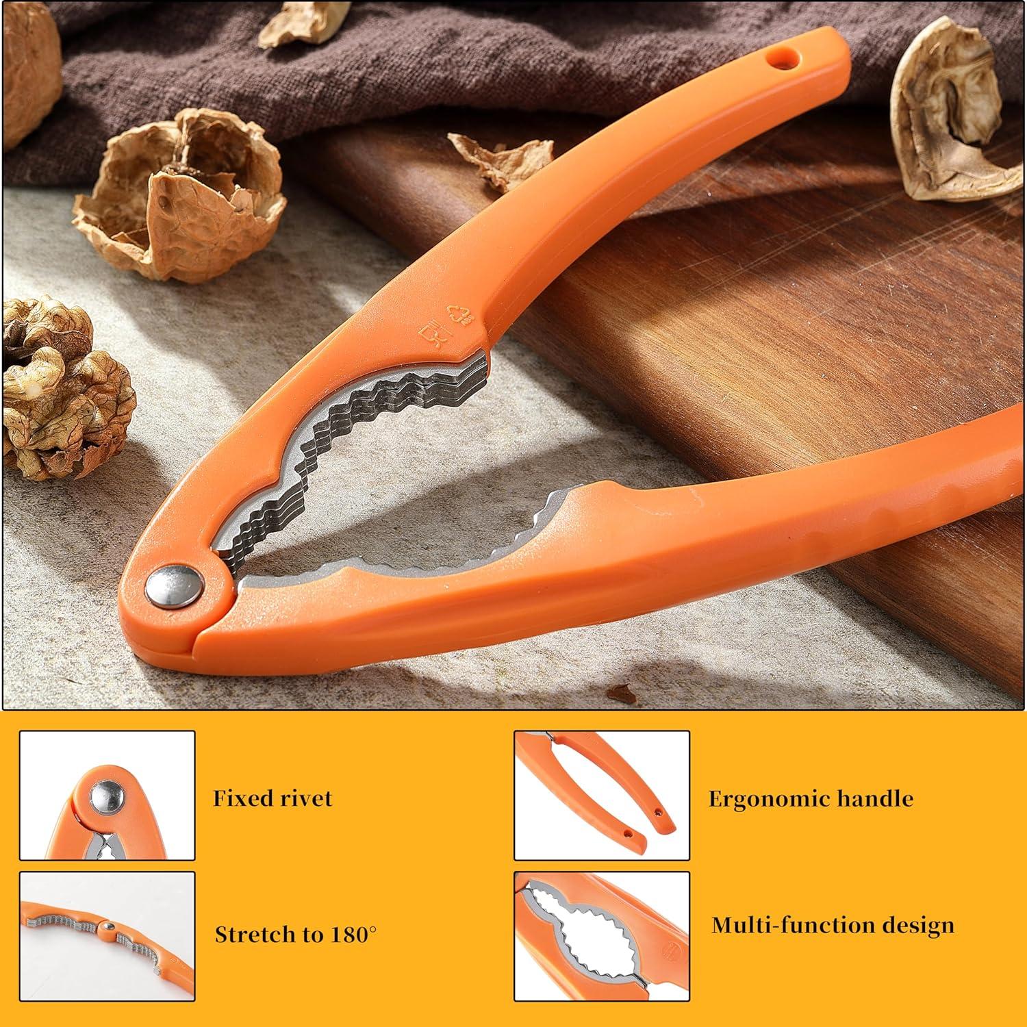 Cascanueces de Acero Inoxidable VITUER - Mango Ergonómico